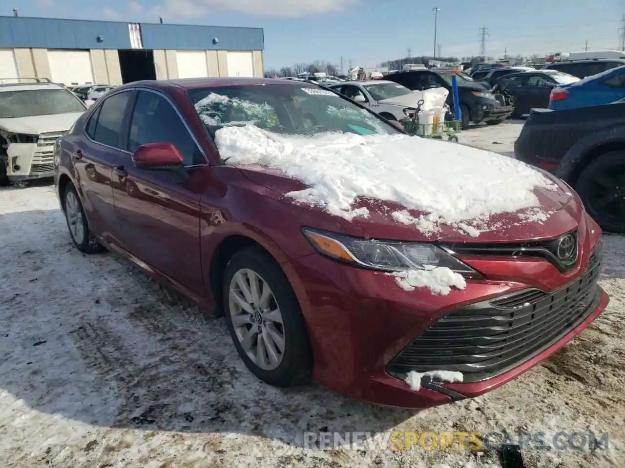 1 Photograph of a damaged car 4T1B11HK8KU787739 TOYOTA CAMRY 2019