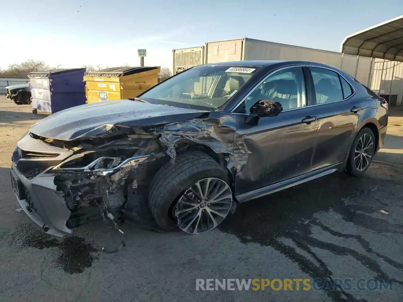1 Photograph of a damaged car 4T1B11HK8KU790074 TOYOTA CAMRY 2019
