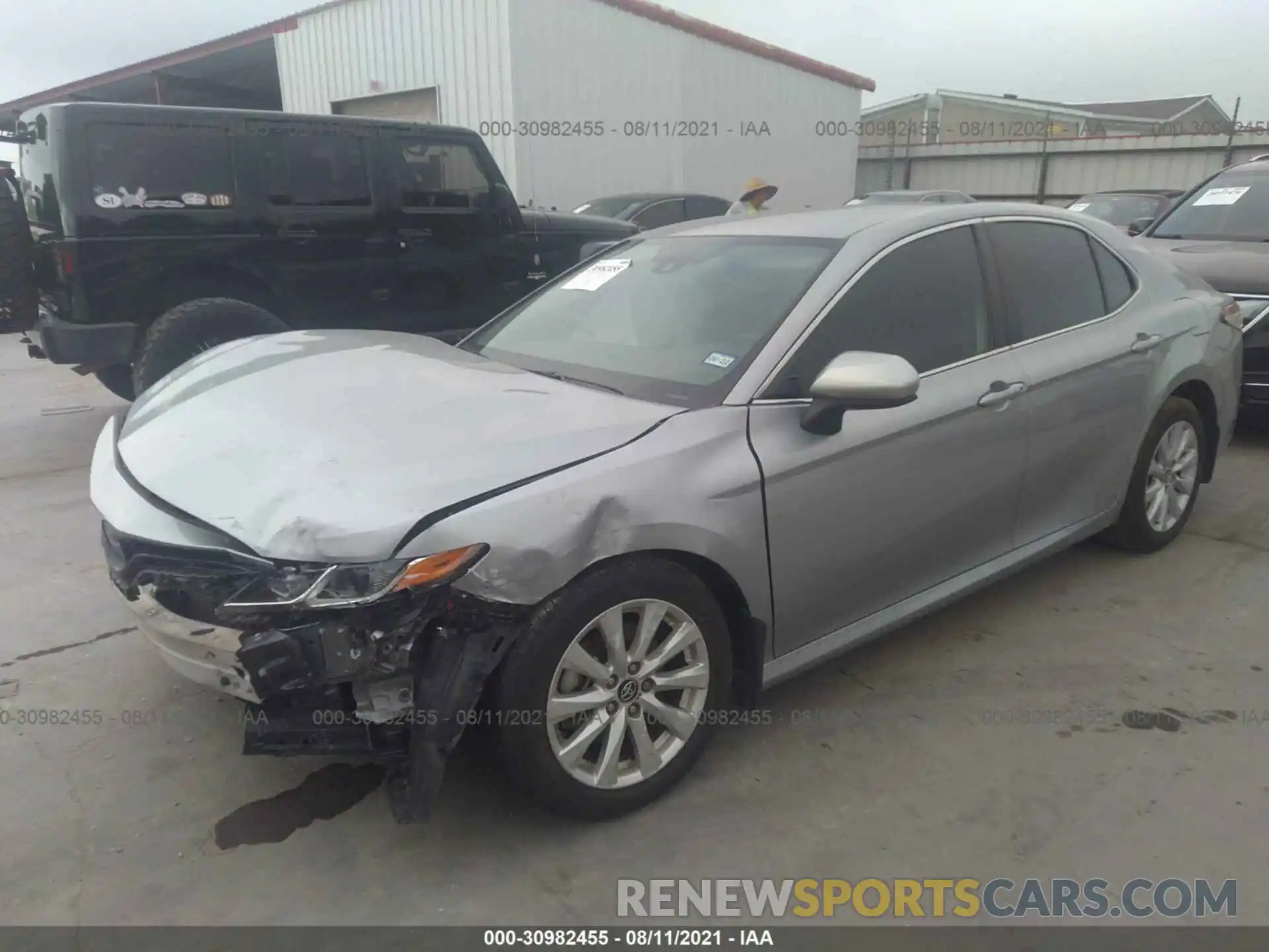 2 Photograph of a damaged car 4T1B11HK8KU790379 TOYOTA CAMRY 2019