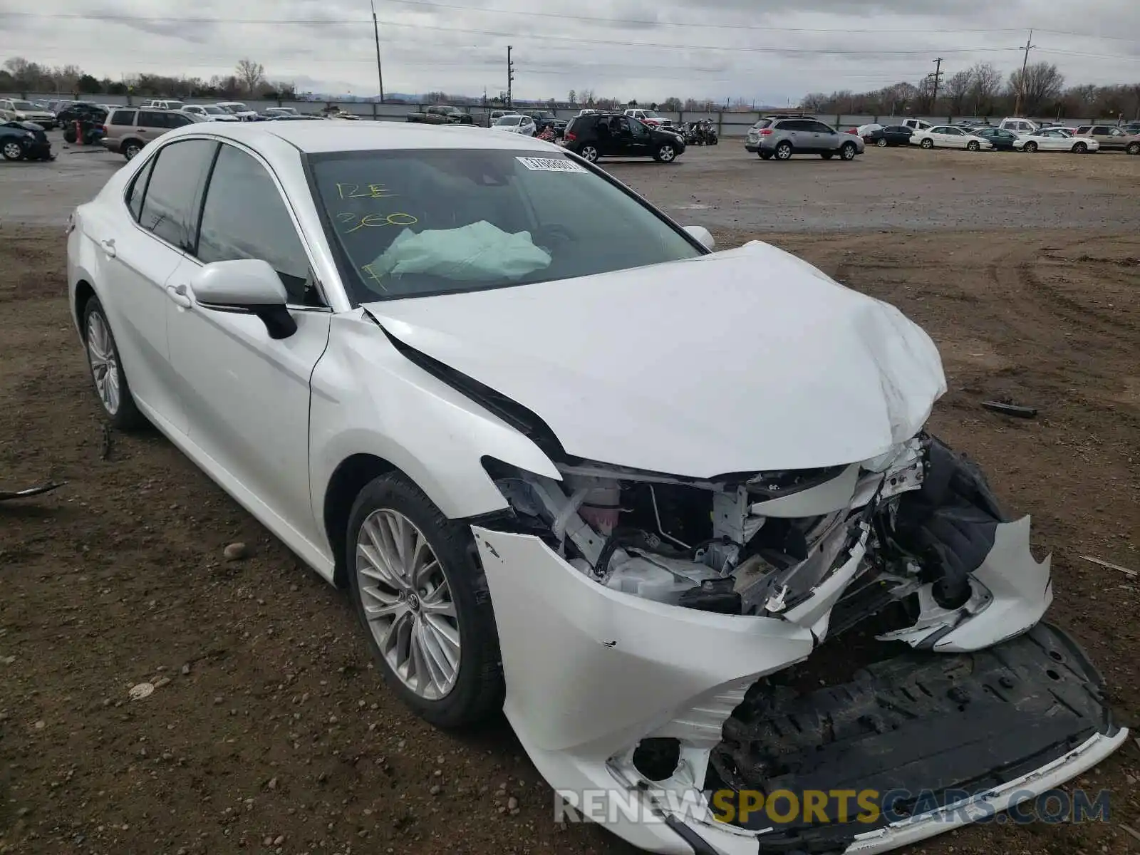 1 Photograph of a damaged car 4T1B11HK8KU791077 TOYOTA CAMRY 2019