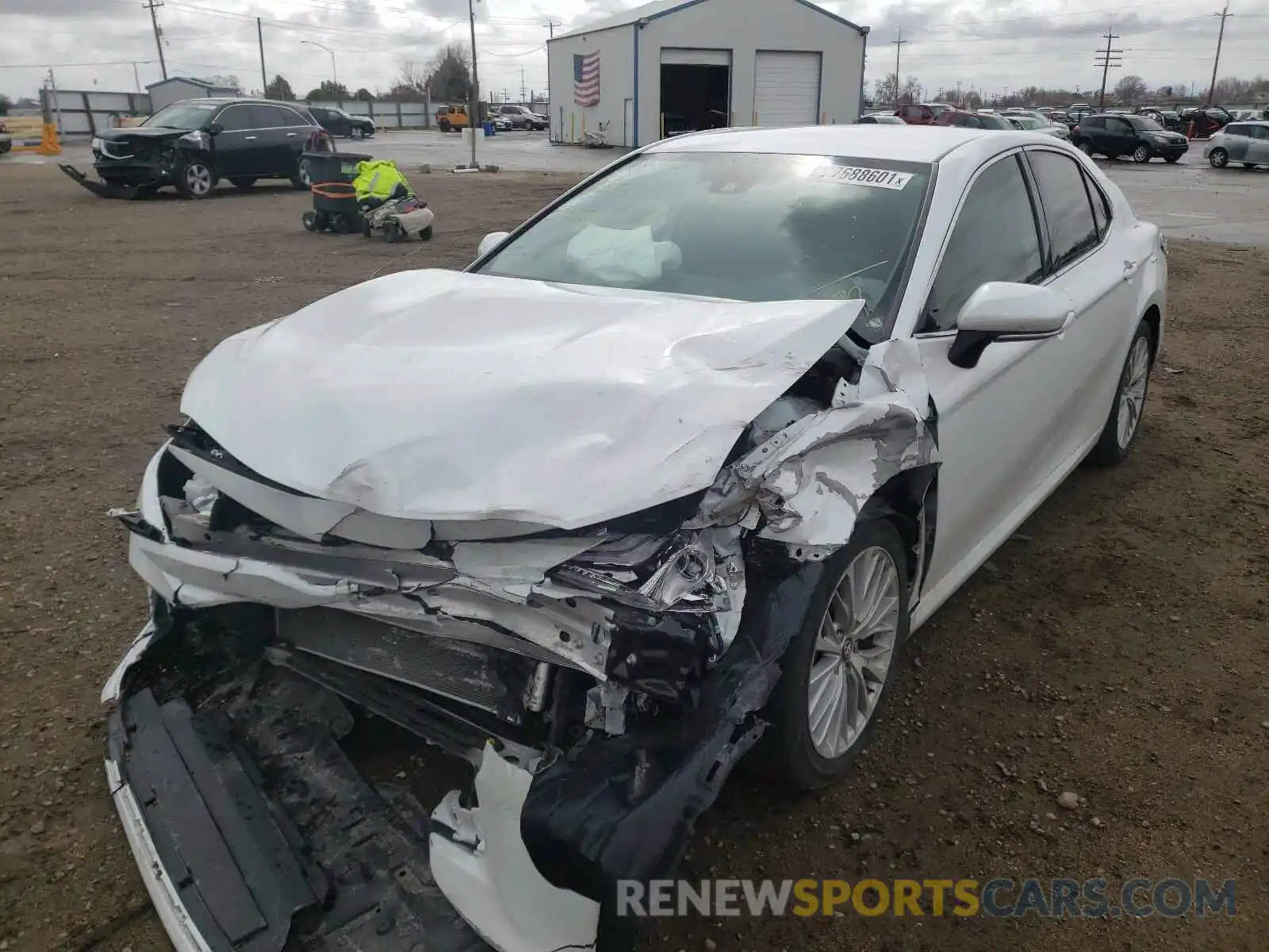 2 Photograph of a damaged car 4T1B11HK8KU791077 TOYOTA CAMRY 2019