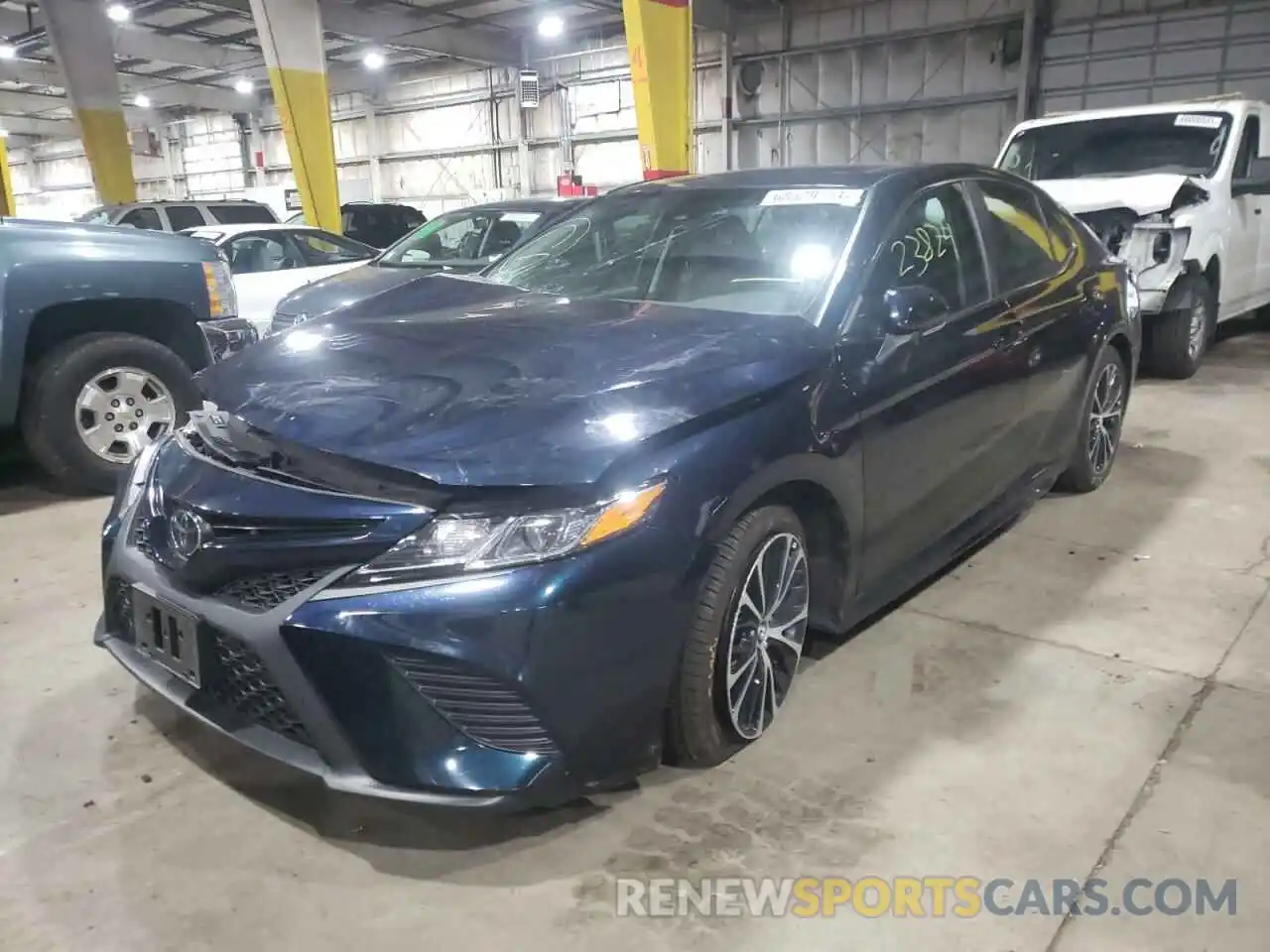 2 Photograph of a damaged car 4T1B11HK8KU791337 TOYOTA CAMRY 2019