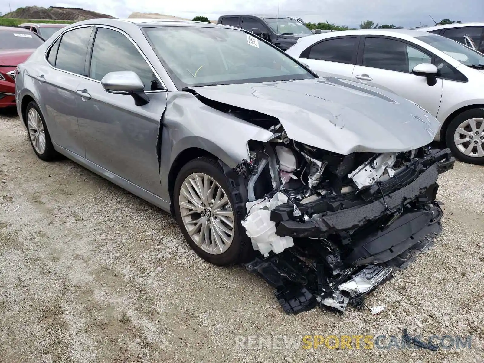 1 Photograph of a damaged car 4T1B11HK8KU791838 TOYOTA CAMRY 2019