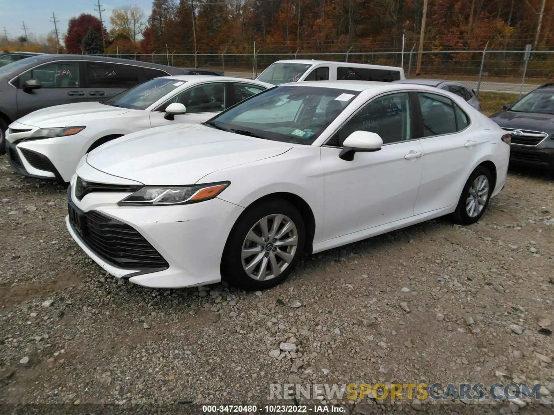 2 Photograph of a damaged car 4T1B11HK8KU792150 TOYOTA CAMRY 2019