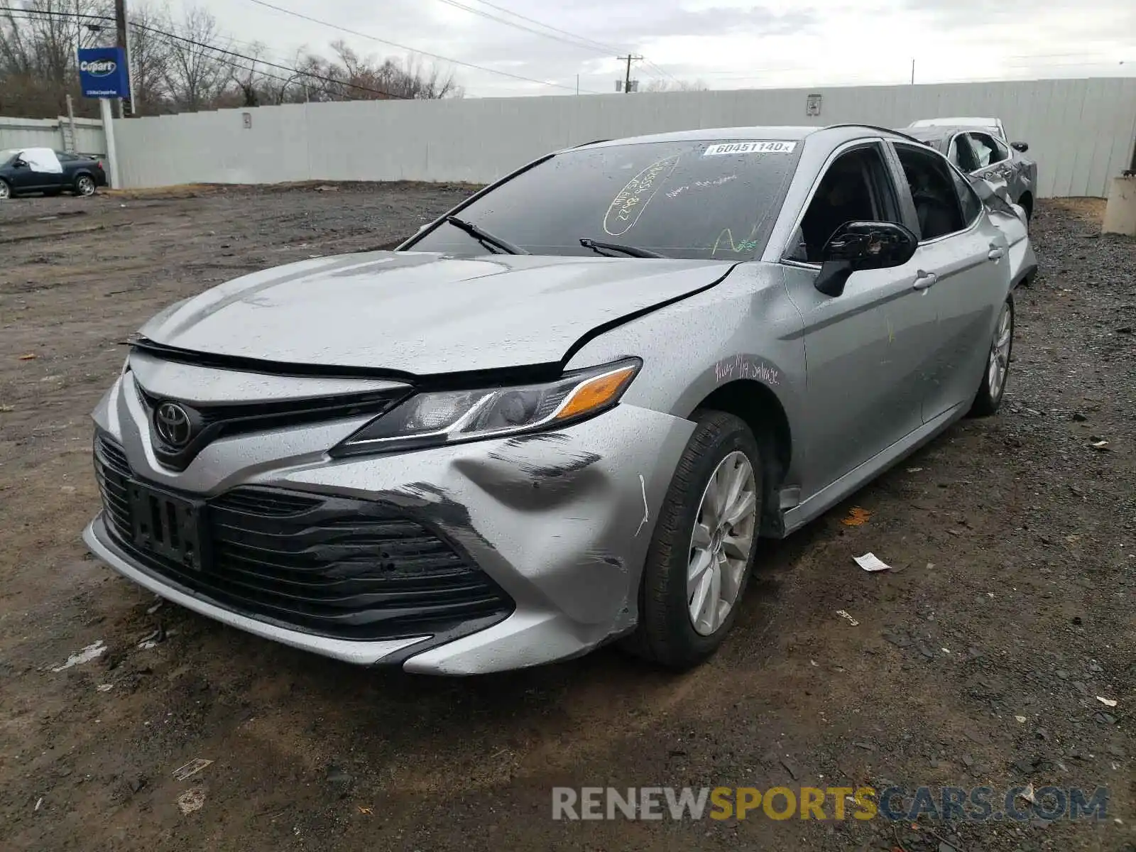 2 Photograph of a damaged car 4T1B11HK8KU793217 TOYOTA CAMRY 2019