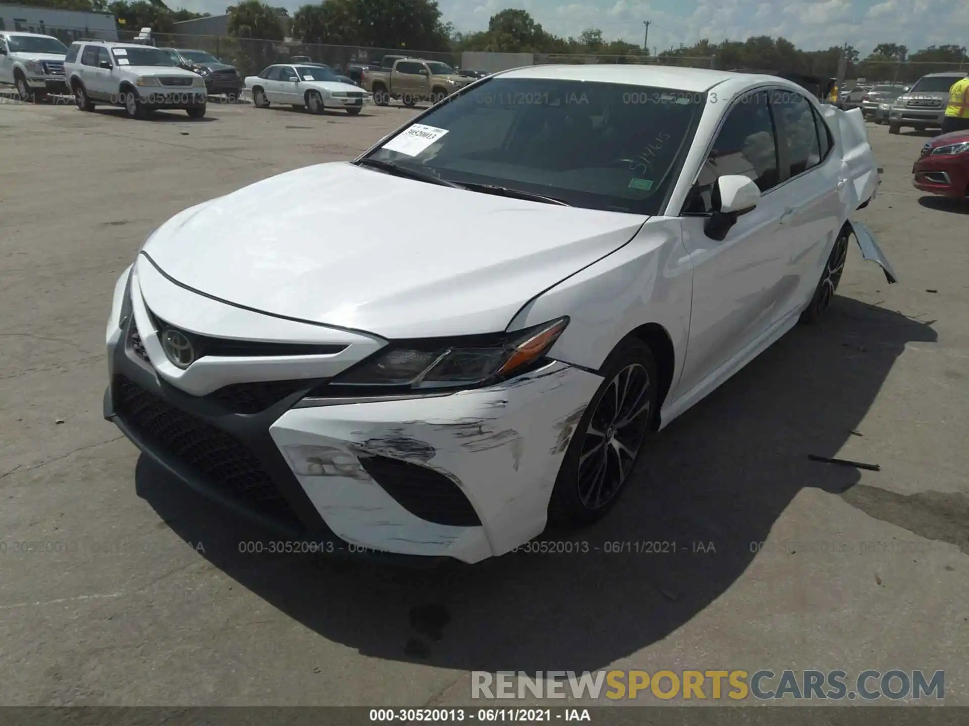 2 Photograph of a damaged car 4T1B11HK8KU793573 TOYOTA CAMRY 2019