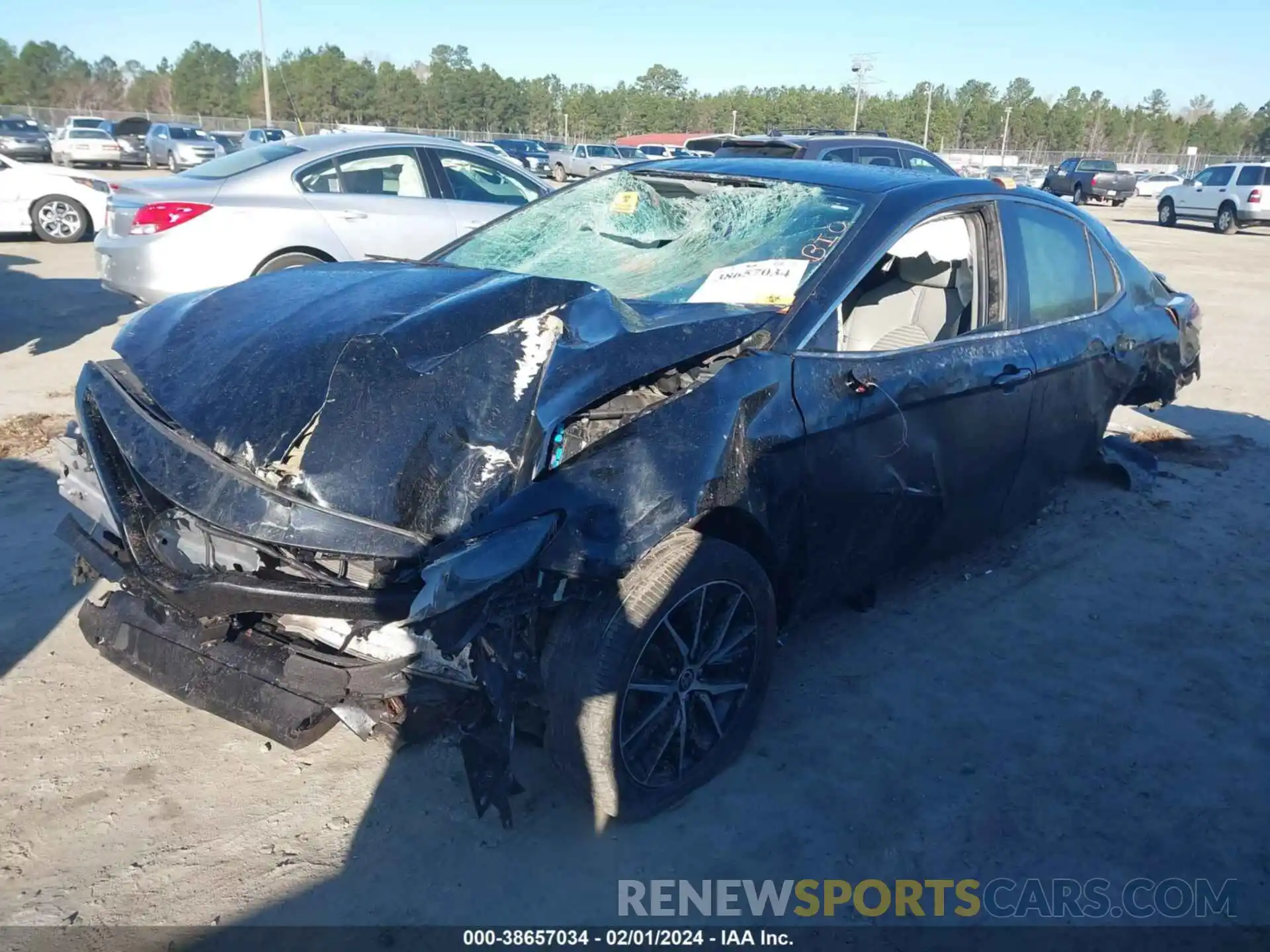 2 Photograph of a damaged car 4T1B11HK8KU794111 TOYOTA CAMRY 2019