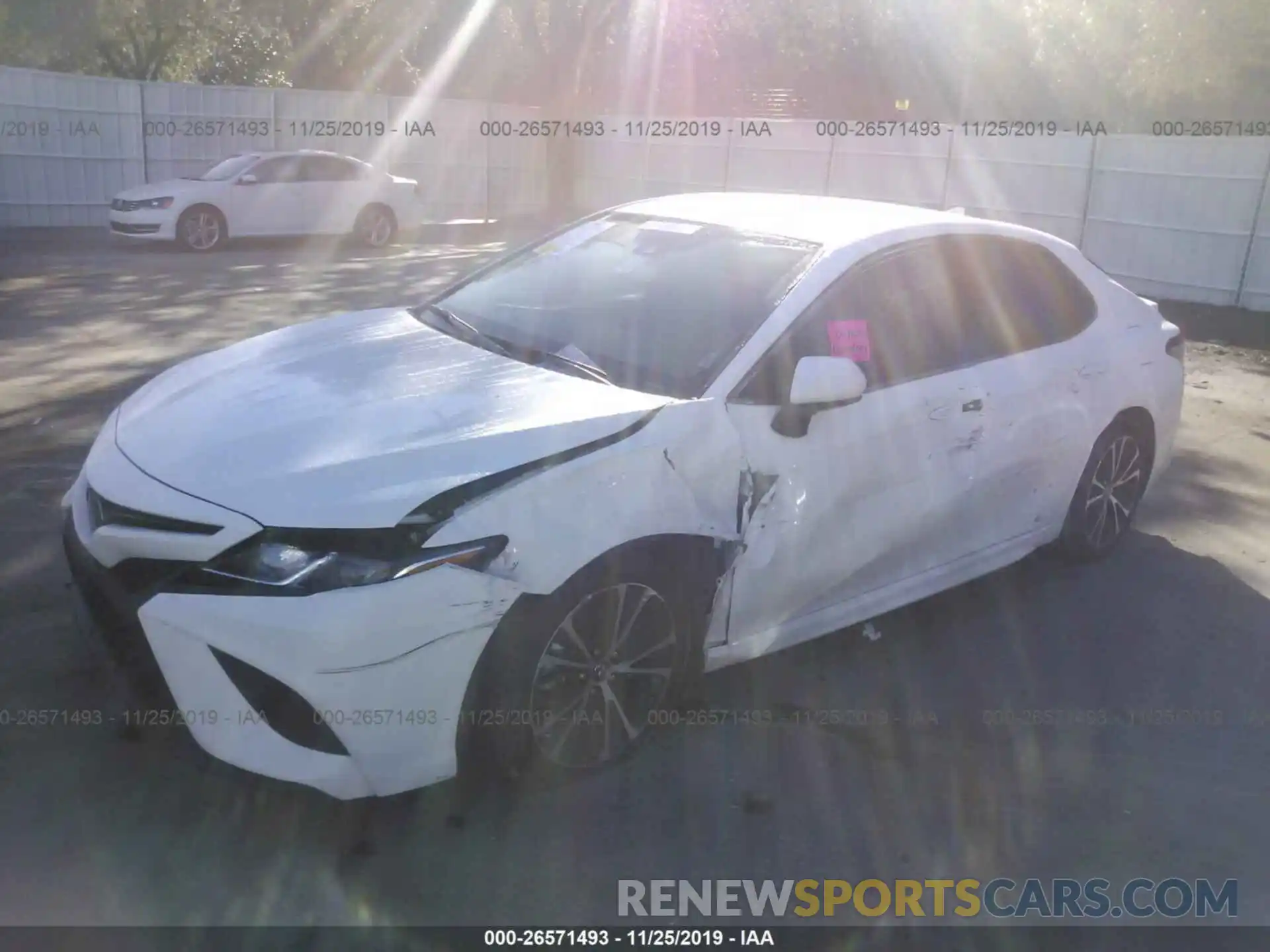 2 Photograph of a damaged car 4T1B11HK8KU795548 TOYOTA CAMRY 2019