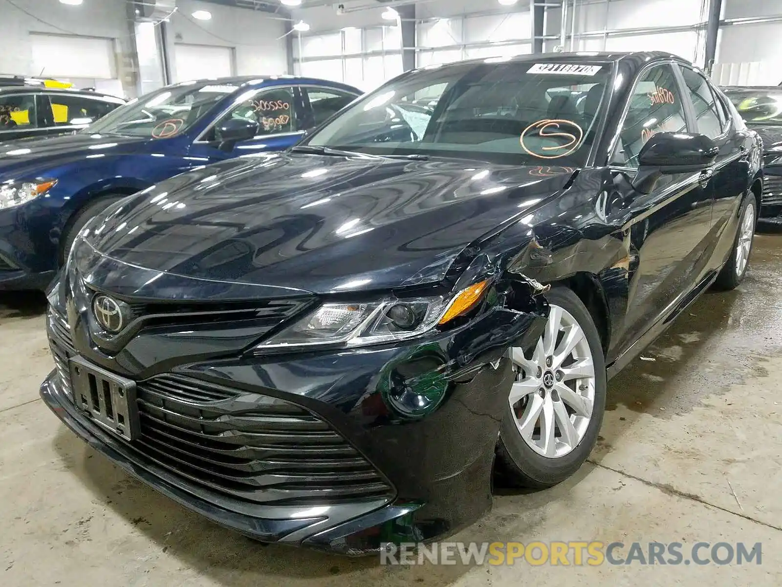 2 Photograph of a damaged car 4T1B11HK8KU801512 TOYOTA CAMRY 2019