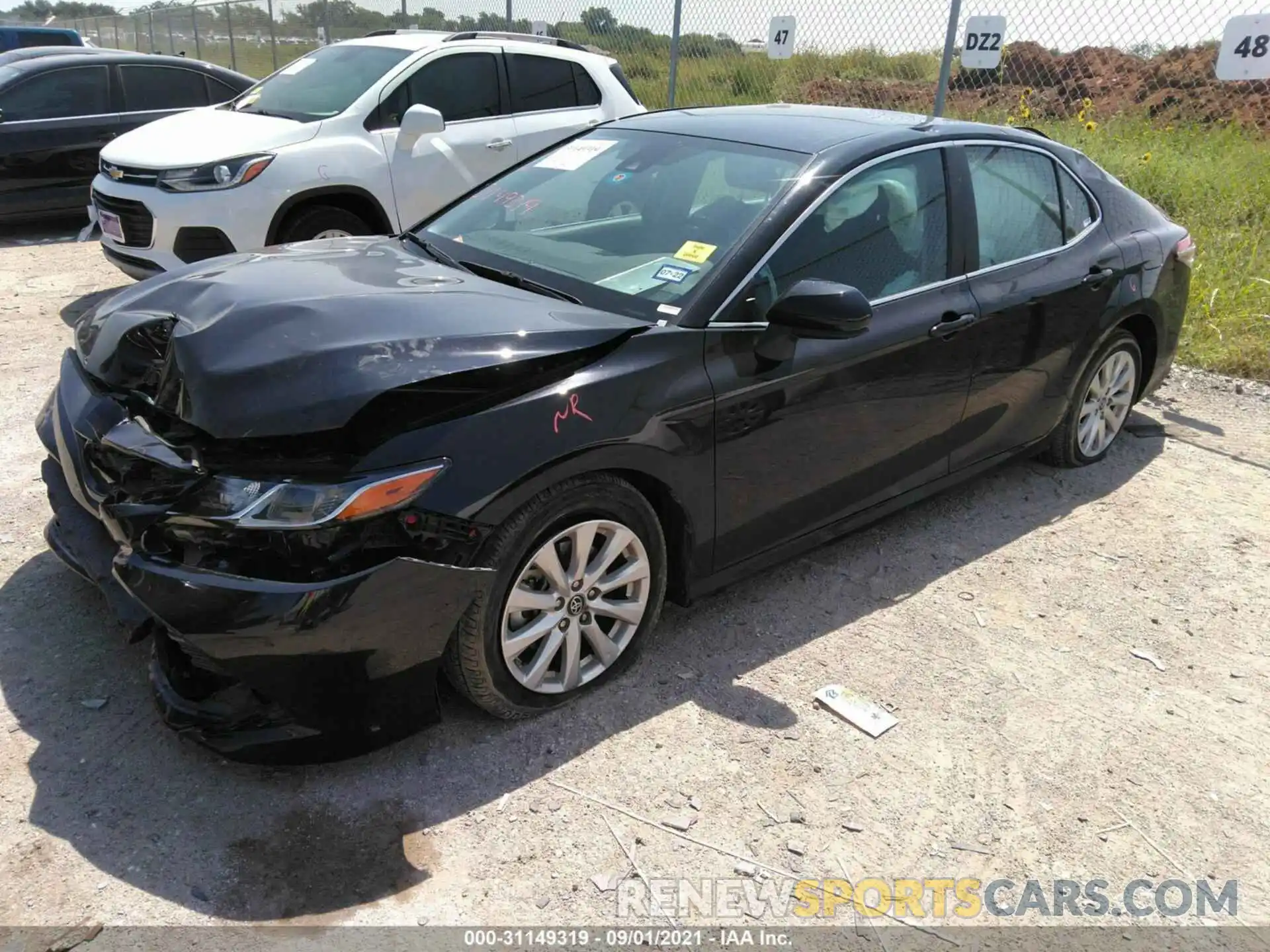 2 Photograph of a damaged car 4T1B11HK8KU801526 TOYOTA CAMRY 2019