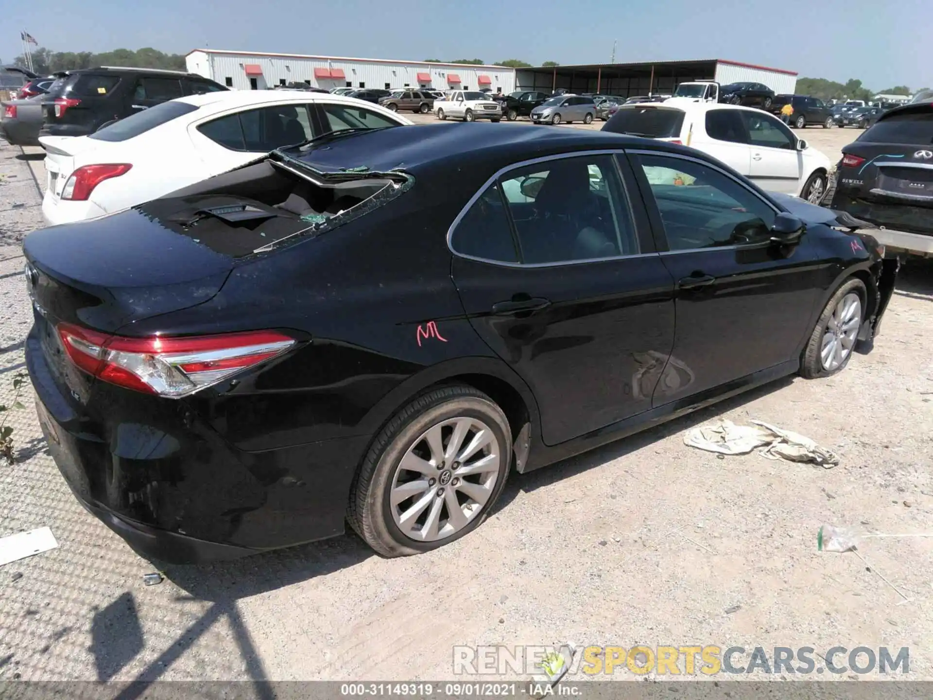 4 Photograph of a damaged car 4T1B11HK8KU801526 TOYOTA CAMRY 2019