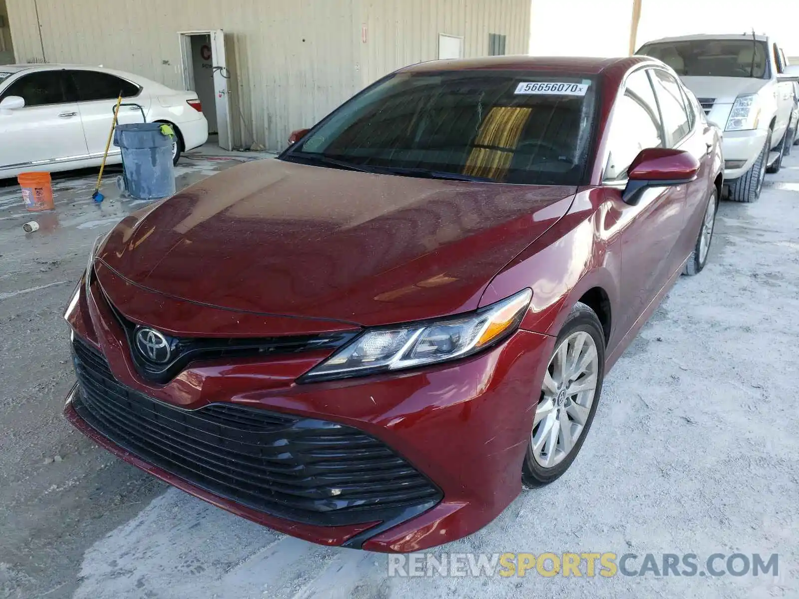 2 Photograph of a damaged car 4T1B11HK8KU801834 TOYOTA CAMRY 2019