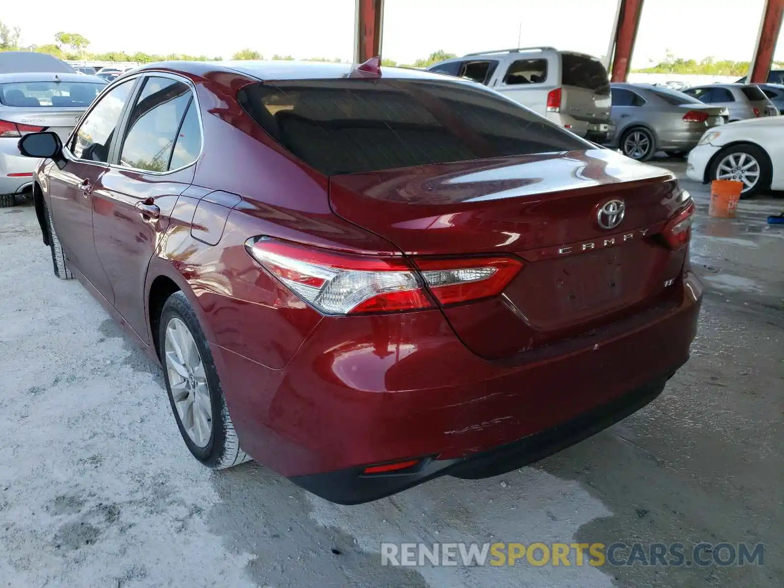 3 Photograph of a damaged car 4T1B11HK8KU801834 TOYOTA CAMRY 2019