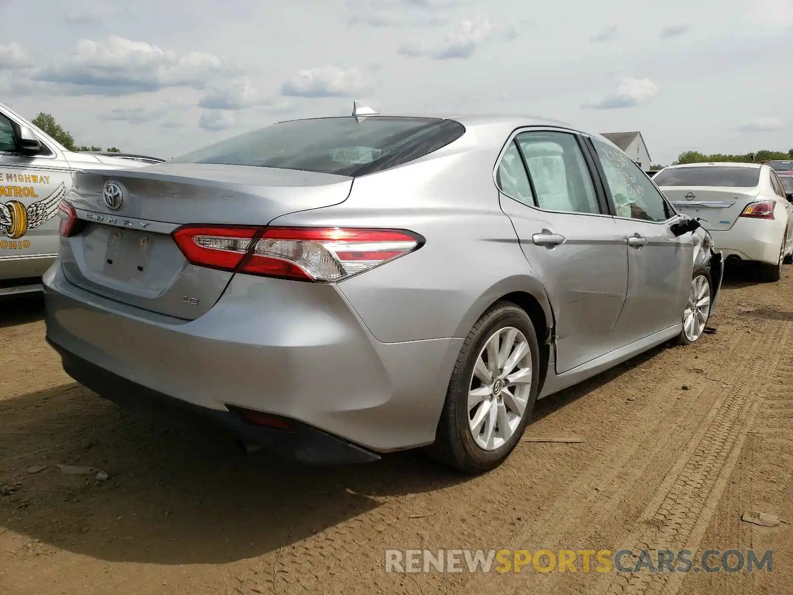 4 Photograph of a damaged car 4T1B11HK8KU801977 TOYOTA CAMRY 2019