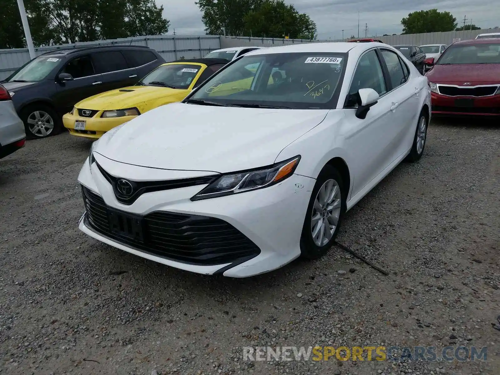 2 Photograph of a damaged car 4T1B11HK8KU803647 TOYOTA CAMRY 2019