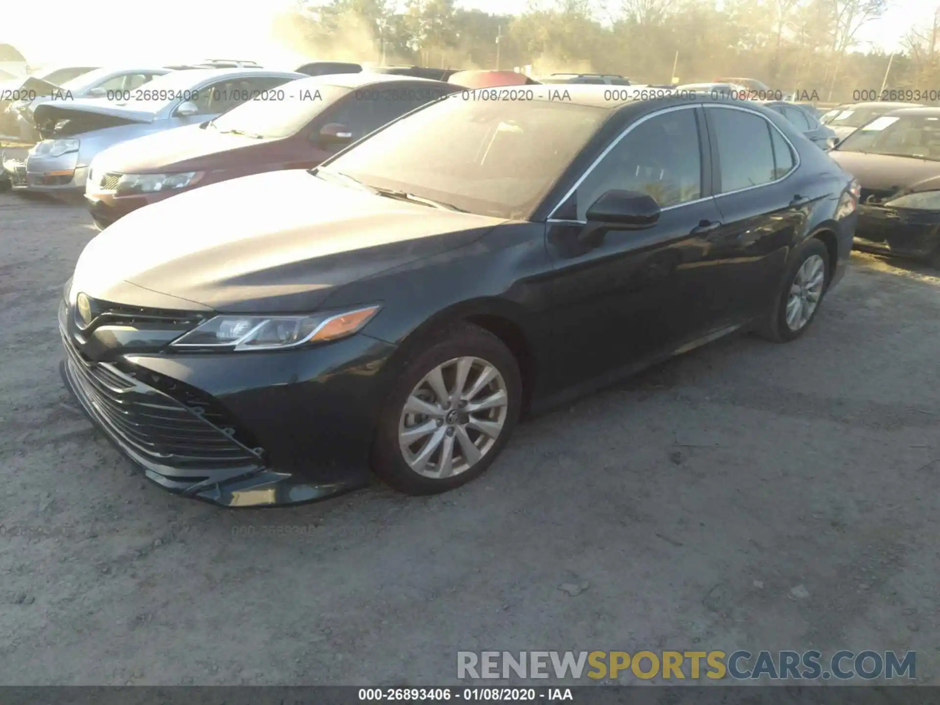 2 Photograph of a damaged car 4T1B11HK8KU805849 TOYOTA CAMRY 2019