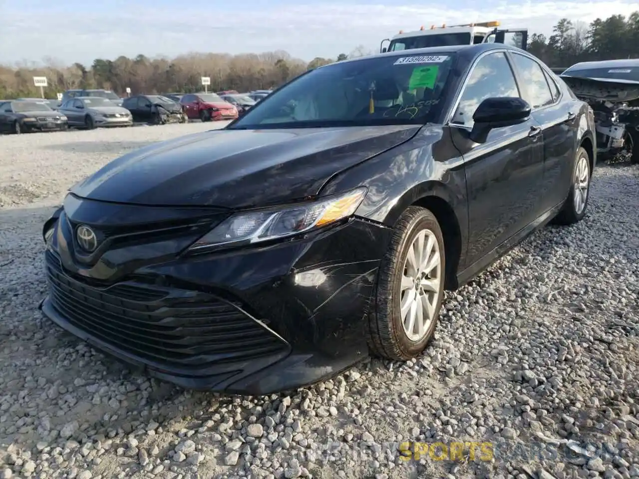 2 Photograph of a damaged car 4T1B11HK8KU806516 TOYOTA CAMRY 2019