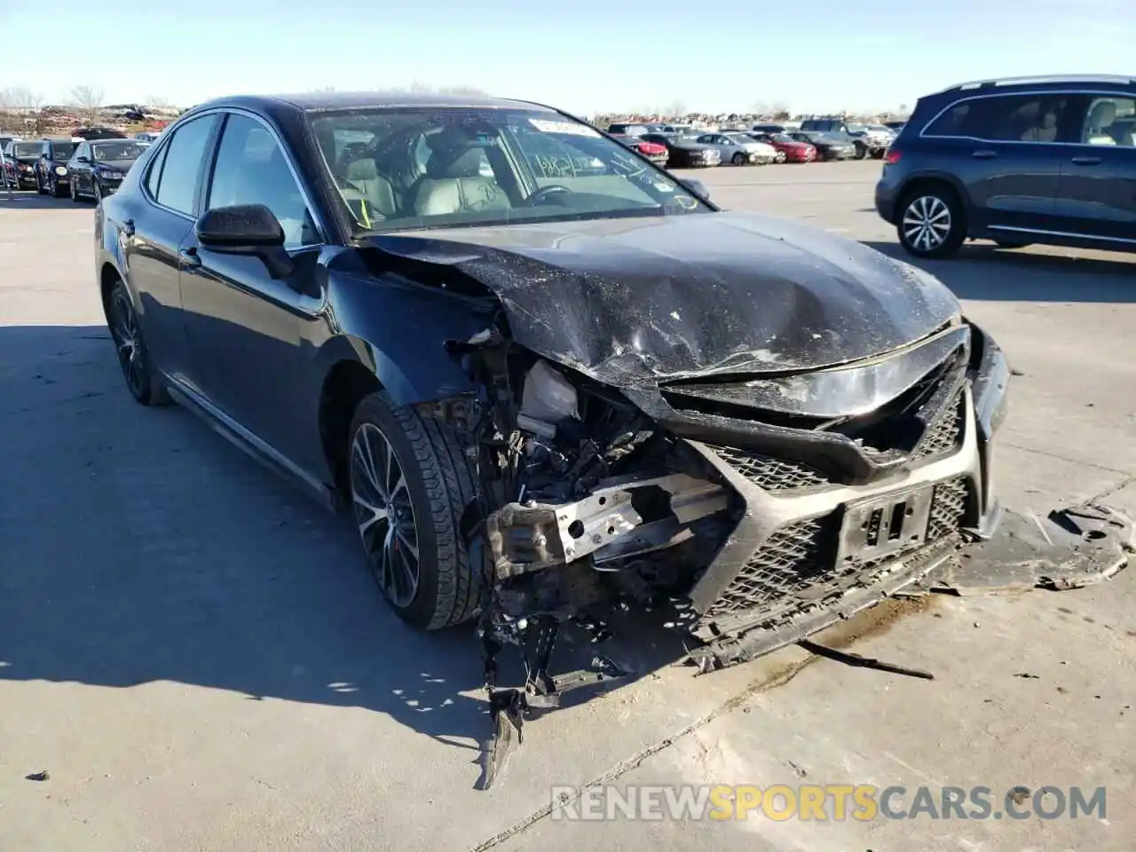 1 Photograph of a damaged car 4T1B11HK8KU806595 TOYOTA CAMRY 2019