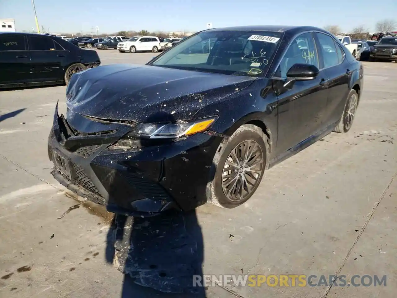 2 Photograph of a damaged car 4T1B11HK8KU806595 TOYOTA CAMRY 2019