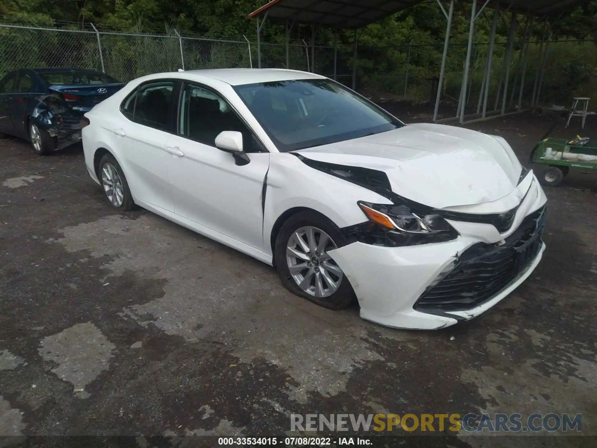 1 Photograph of a damaged car 4T1B11HK8KU806855 TOYOTA CAMRY 2019