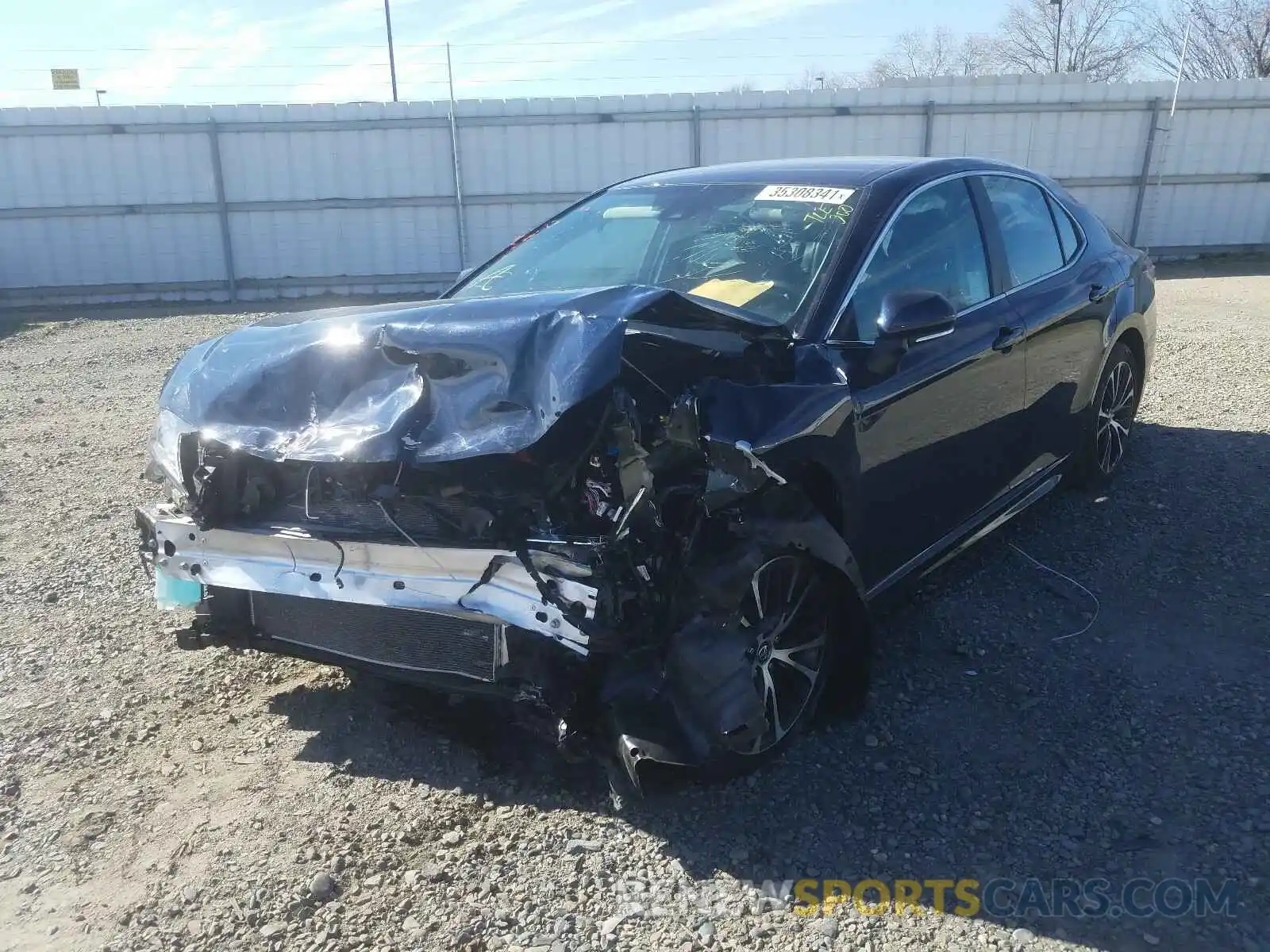 2 Photograph of a damaged car 4T1B11HK8KU808329 TOYOTA CAMRY 2019