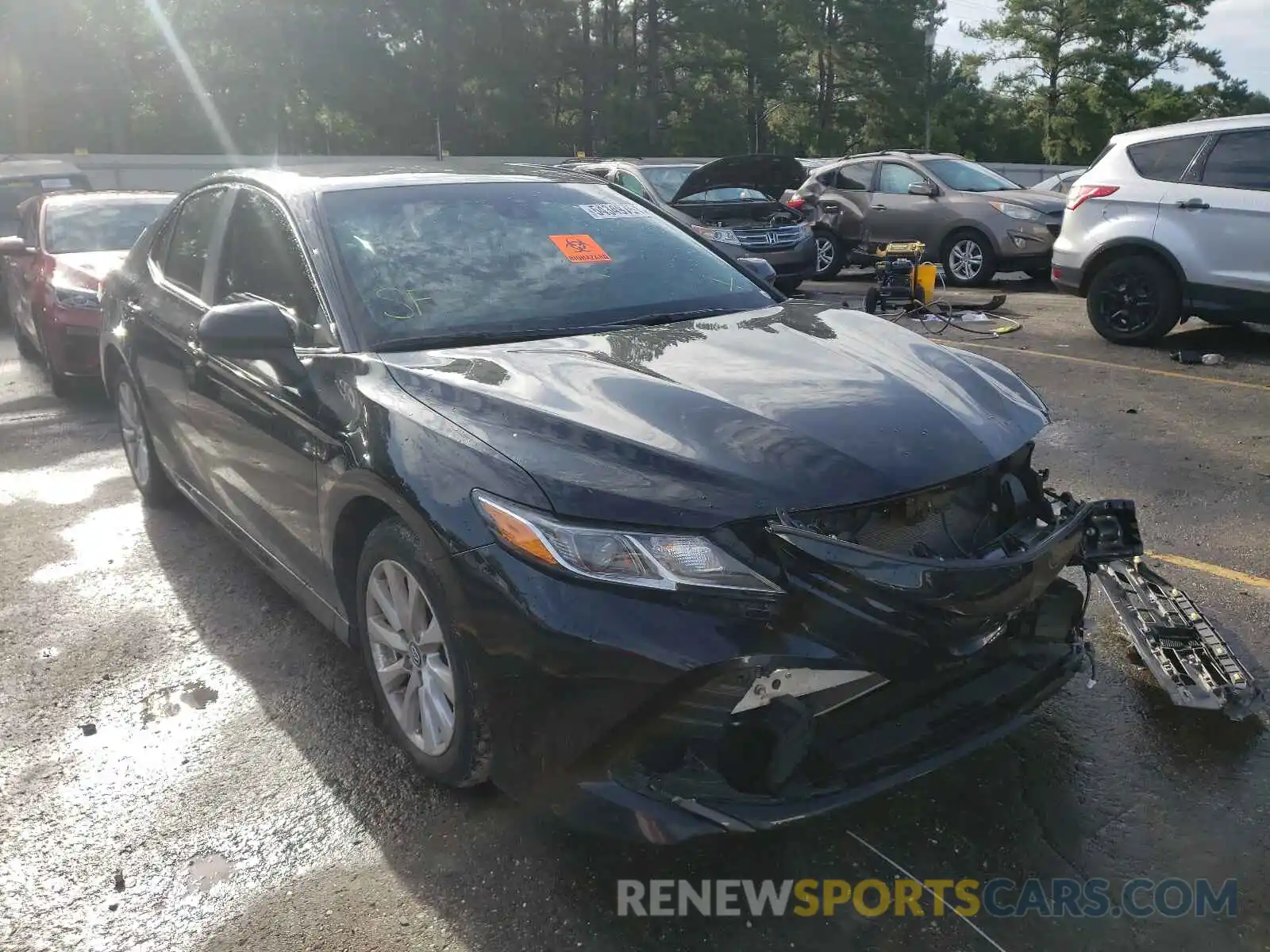 1 Photograph of a damaged car 4T1B11HK8KU808864 TOYOTA CAMRY 2019