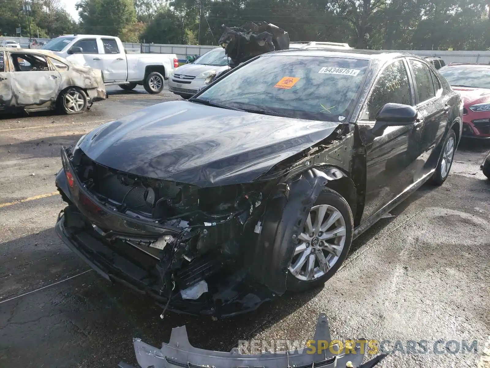 2 Photograph of a damaged car 4T1B11HK8KU808864 TOYOTA CAMRY 2019