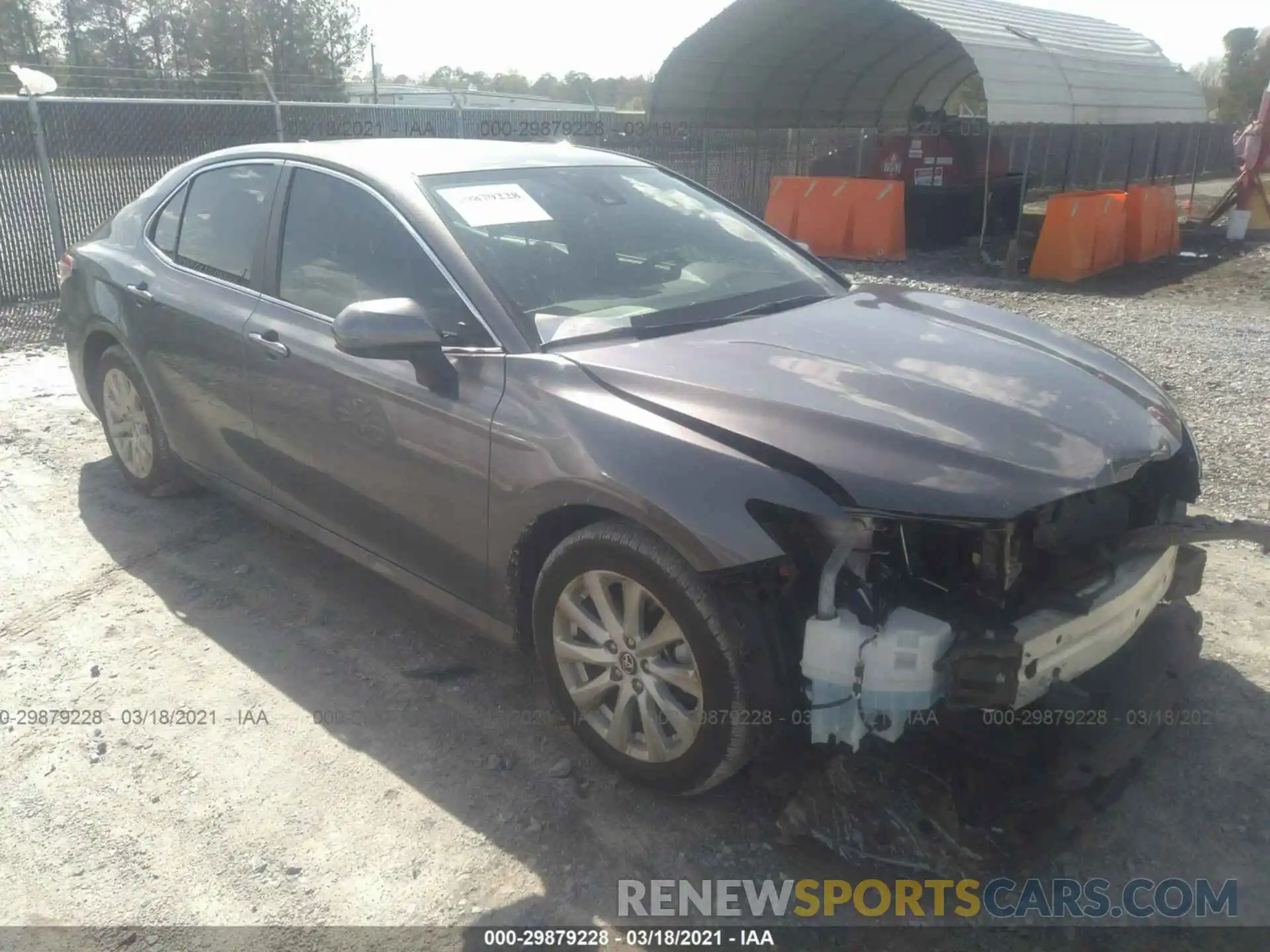 1 Photograph of a damaged car 4T1B11HK8KU810016 TOYOTA CAMRY 2019