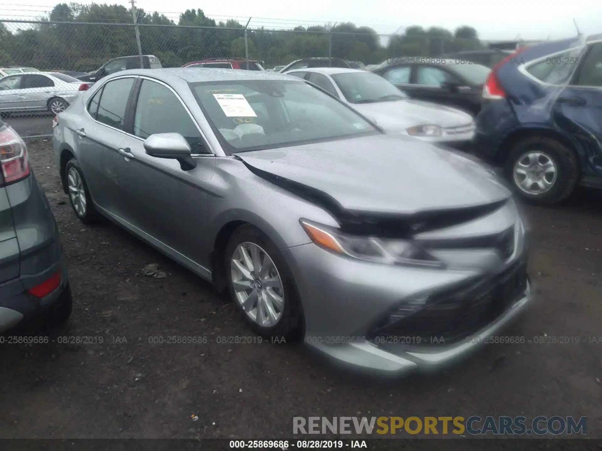 1 Photograph of a damaged car 4T1B11HK8KU810436 TOYOTA CAMRY 2019