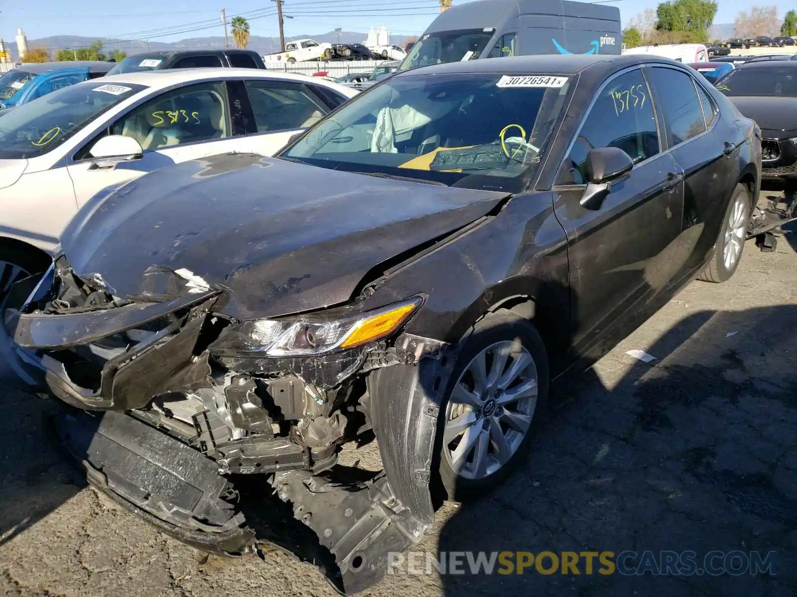 2 Photograph of a damaged car 4T1B11HK8KU811005 TOYOTA CAMRY 2019