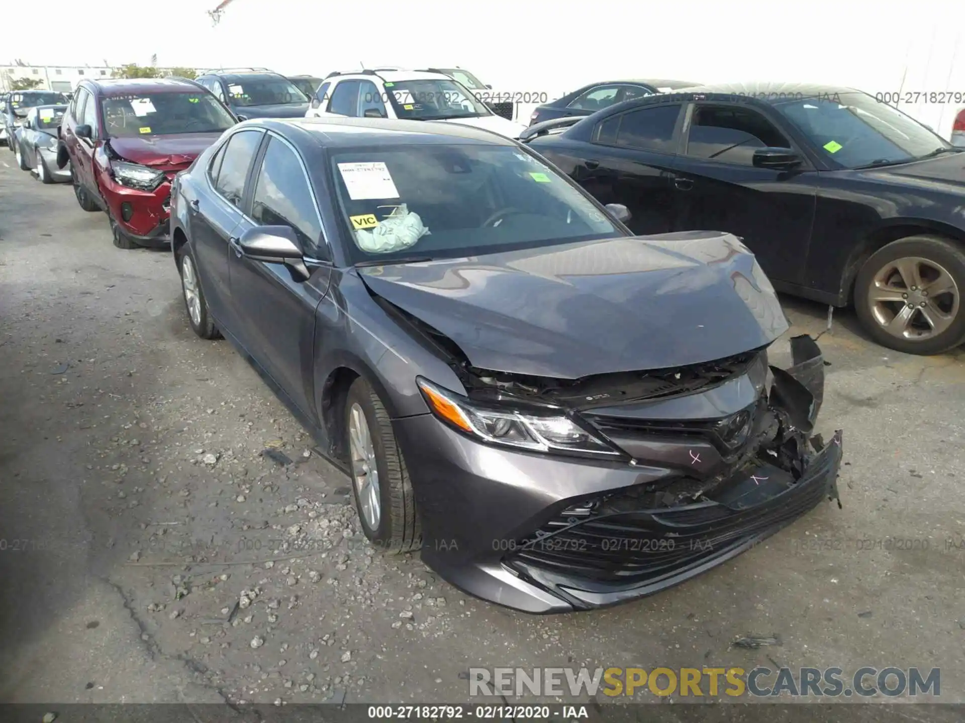 1 Photograph of a damaged car 4T1B11HK8KU811666 TOYOTA CAMRY 2019