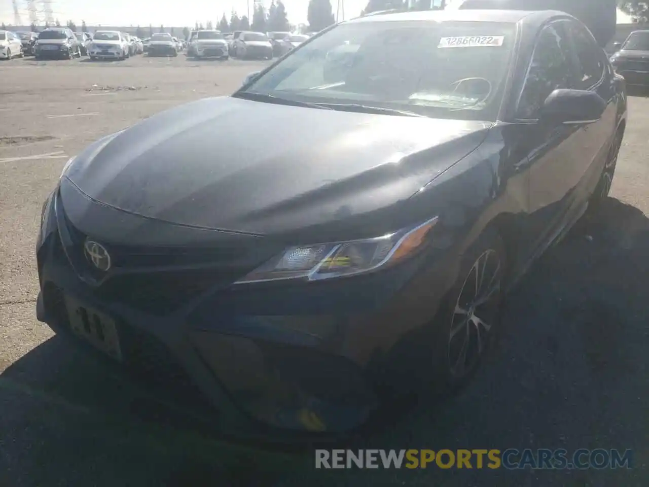 2 Photograph of a damaged car 4T1B11HK8KU812574 TOYOTA CAMRY 2019