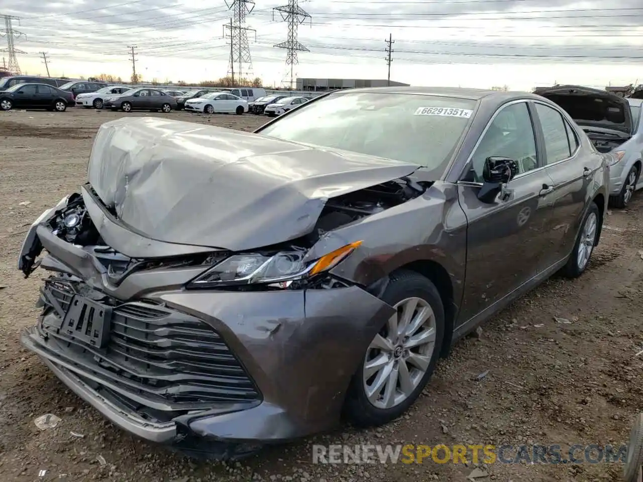 2 Photograph of a damaged car 4T1B11HK8KU812591 TOYOTA CAMRY 2019