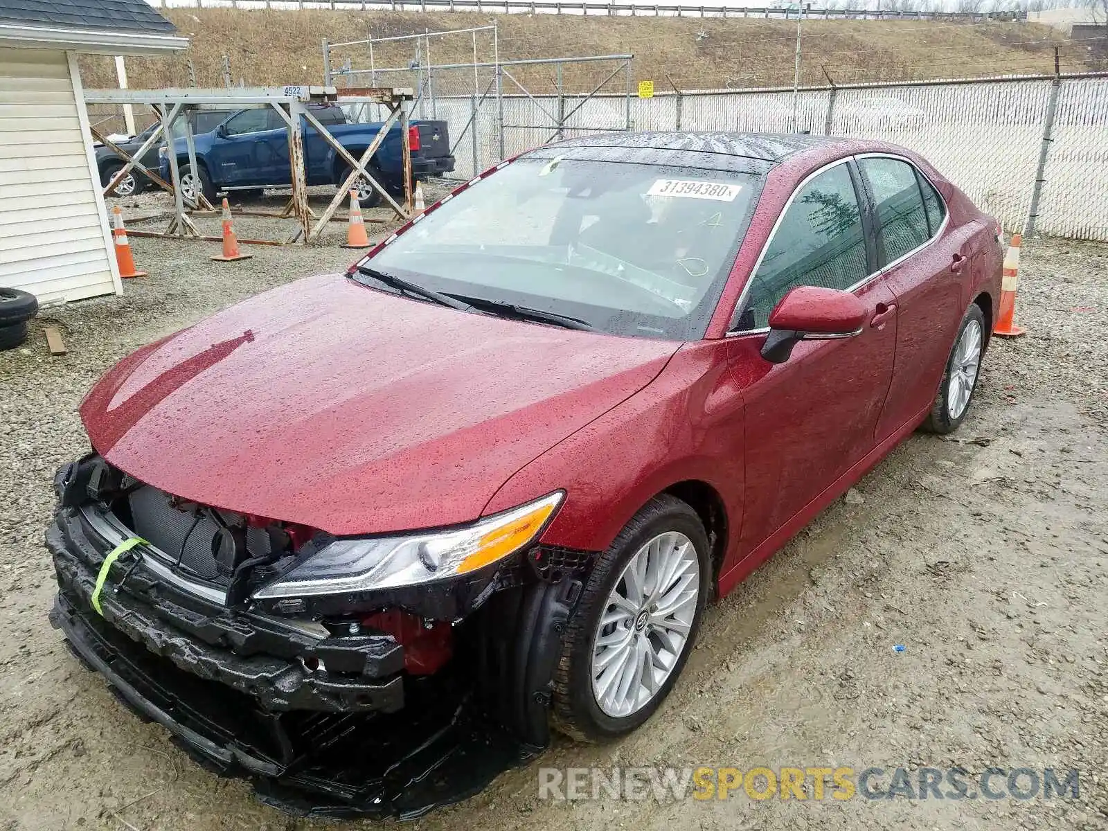 2 Photograph of a damaged car 4T1B11HK8KU812901 TOYOTA CAMRY 2019