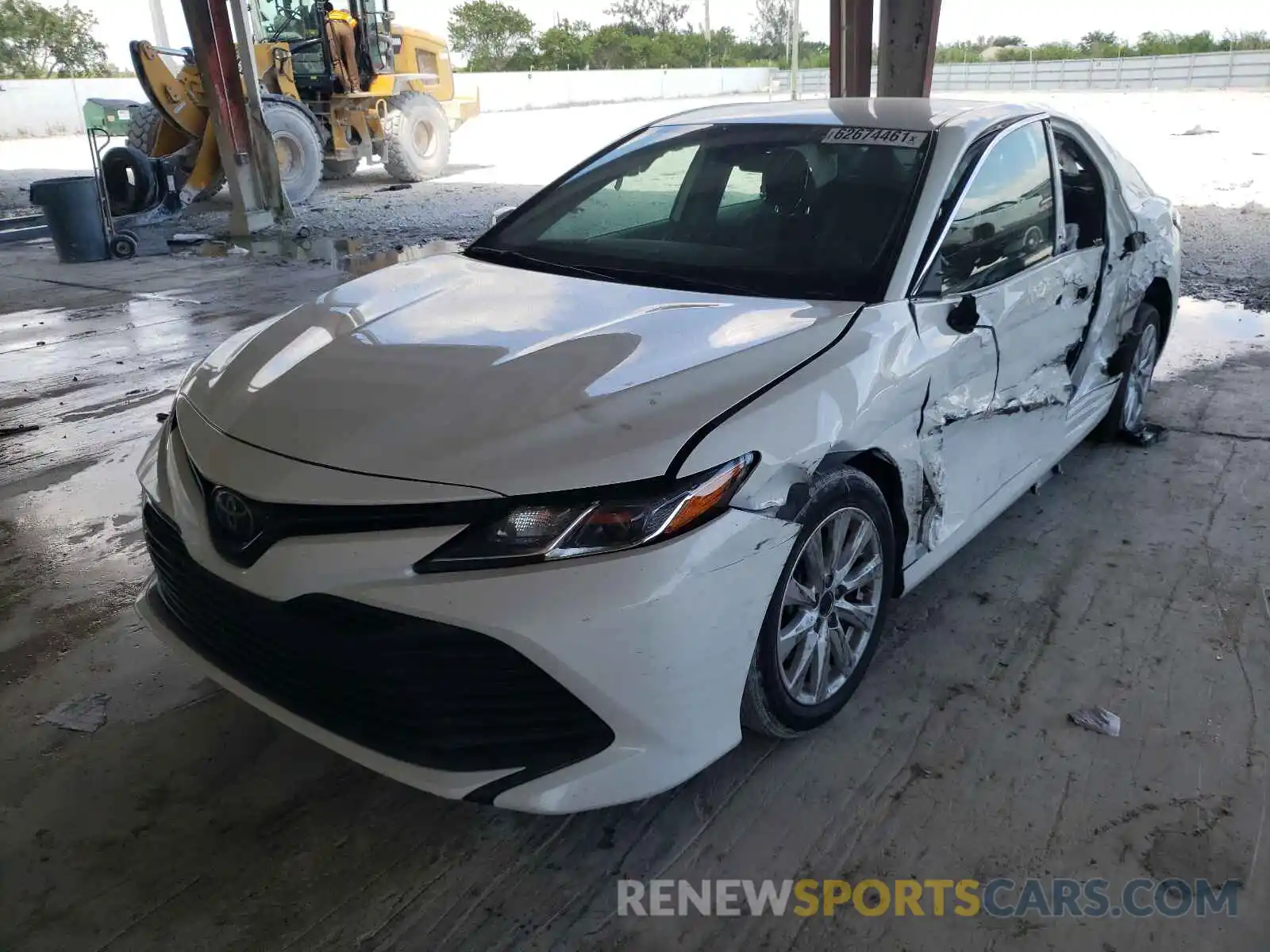 2 Photograph of a damaged car 4T1B11HK8KU812932 TOYOTA CAMRY 2019