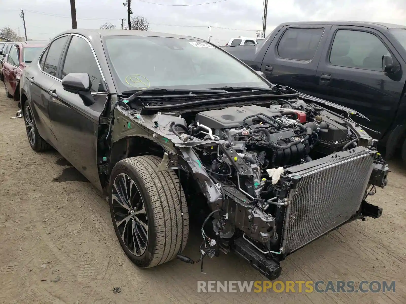 1 Photograph of a damaged car 4T1B11HK8KU813224 TOYOTA CAMRY 2019