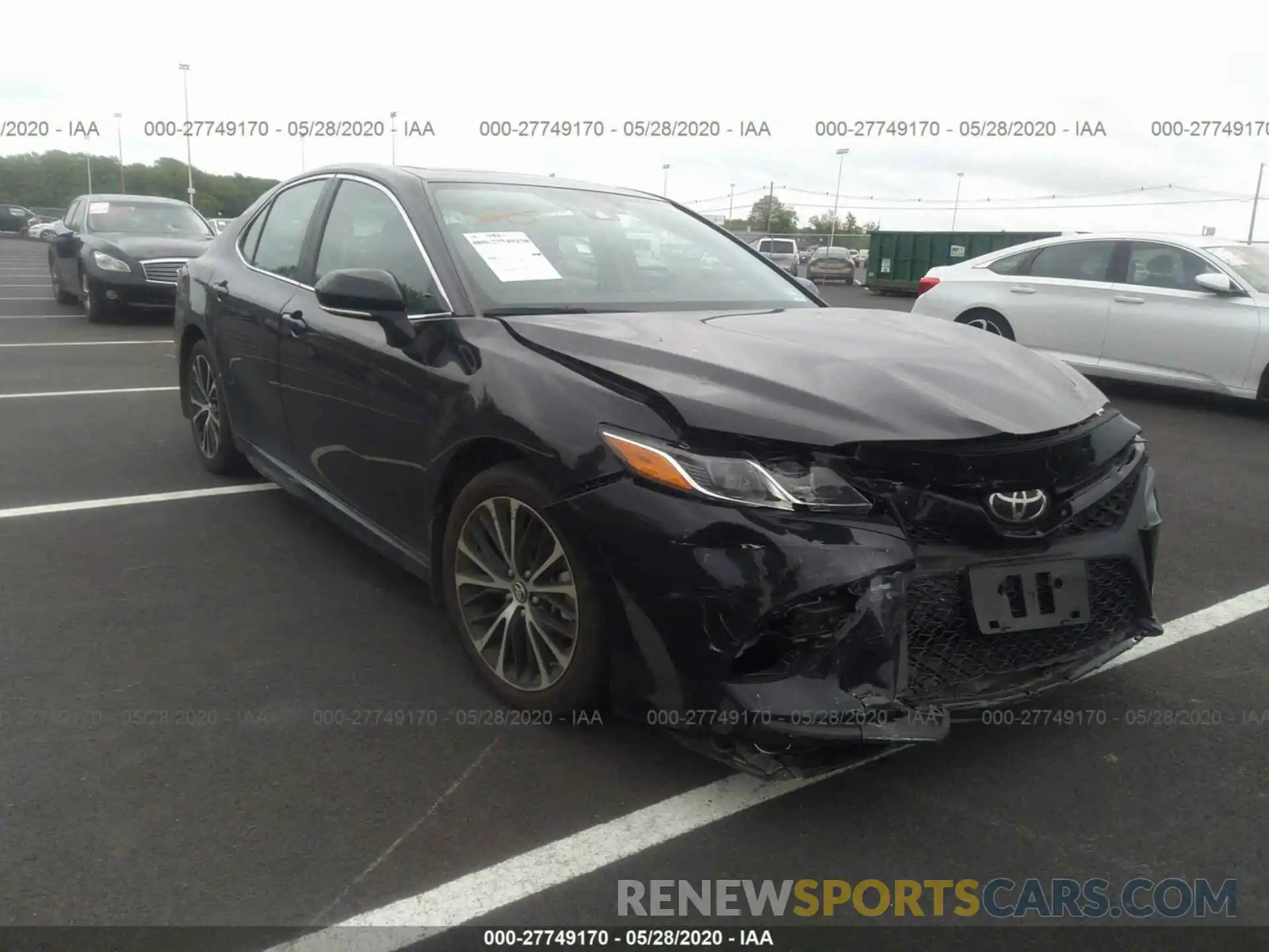 1 Photograph of a damaged car 4T1B11HK8KU813725 TOYOTA CAMRY 2019