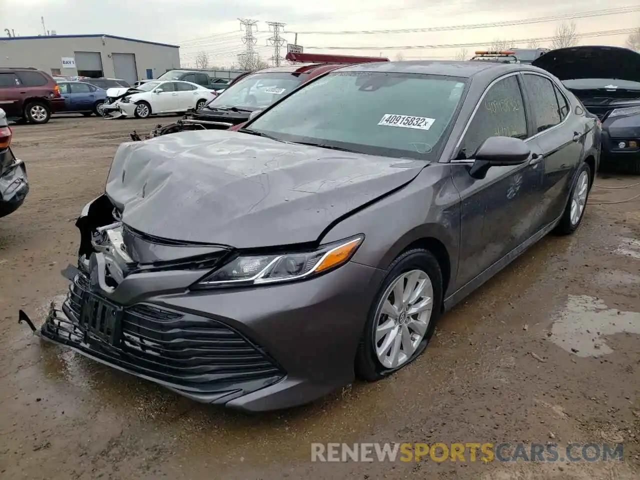 2 Photograph of a damaged car 4T1B11HK8KU814079 TOYOTA CAMRY 2019