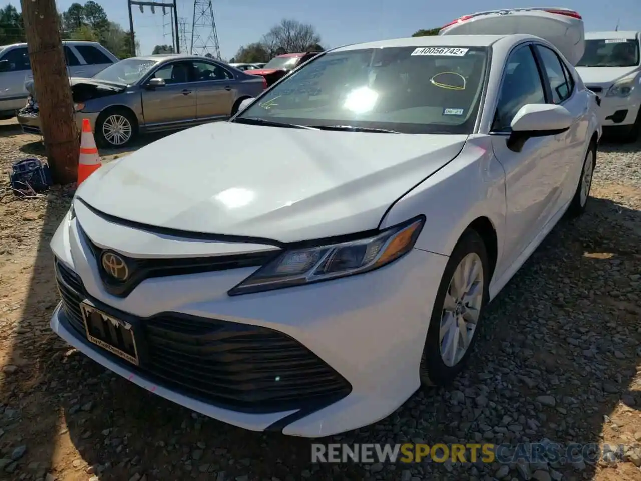 2 Photograph of a damaged car 4T1B11HK8KU814115 TOYOTA CAMRY 2019