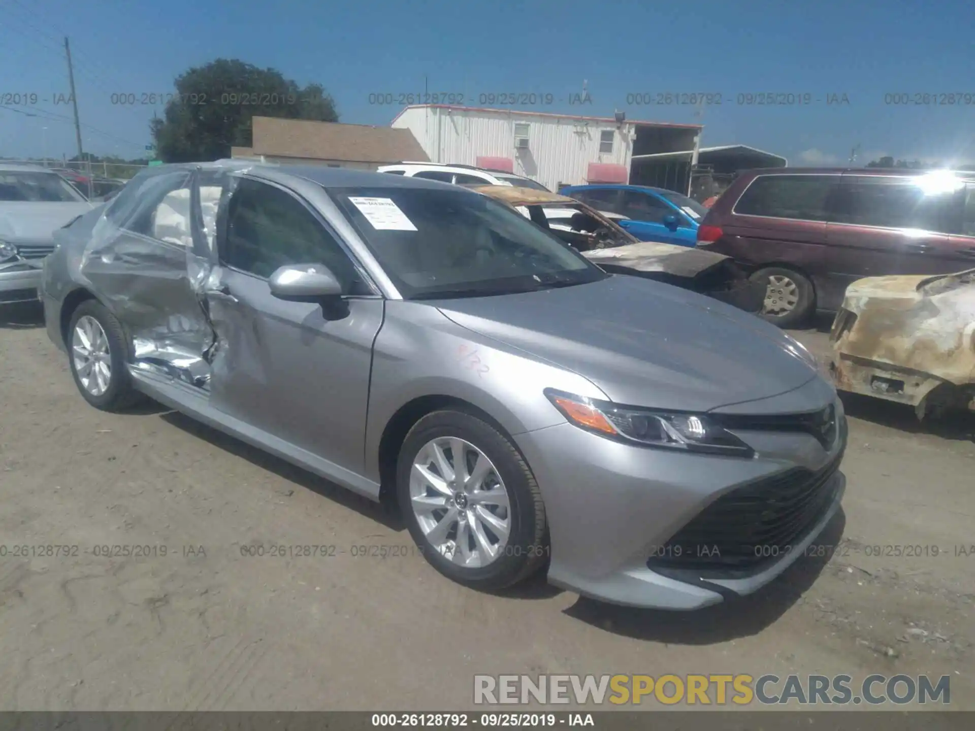 1 Photograph of a damaged car 4T1B11HK8KU815765 TOYOTA CAMRY 2019