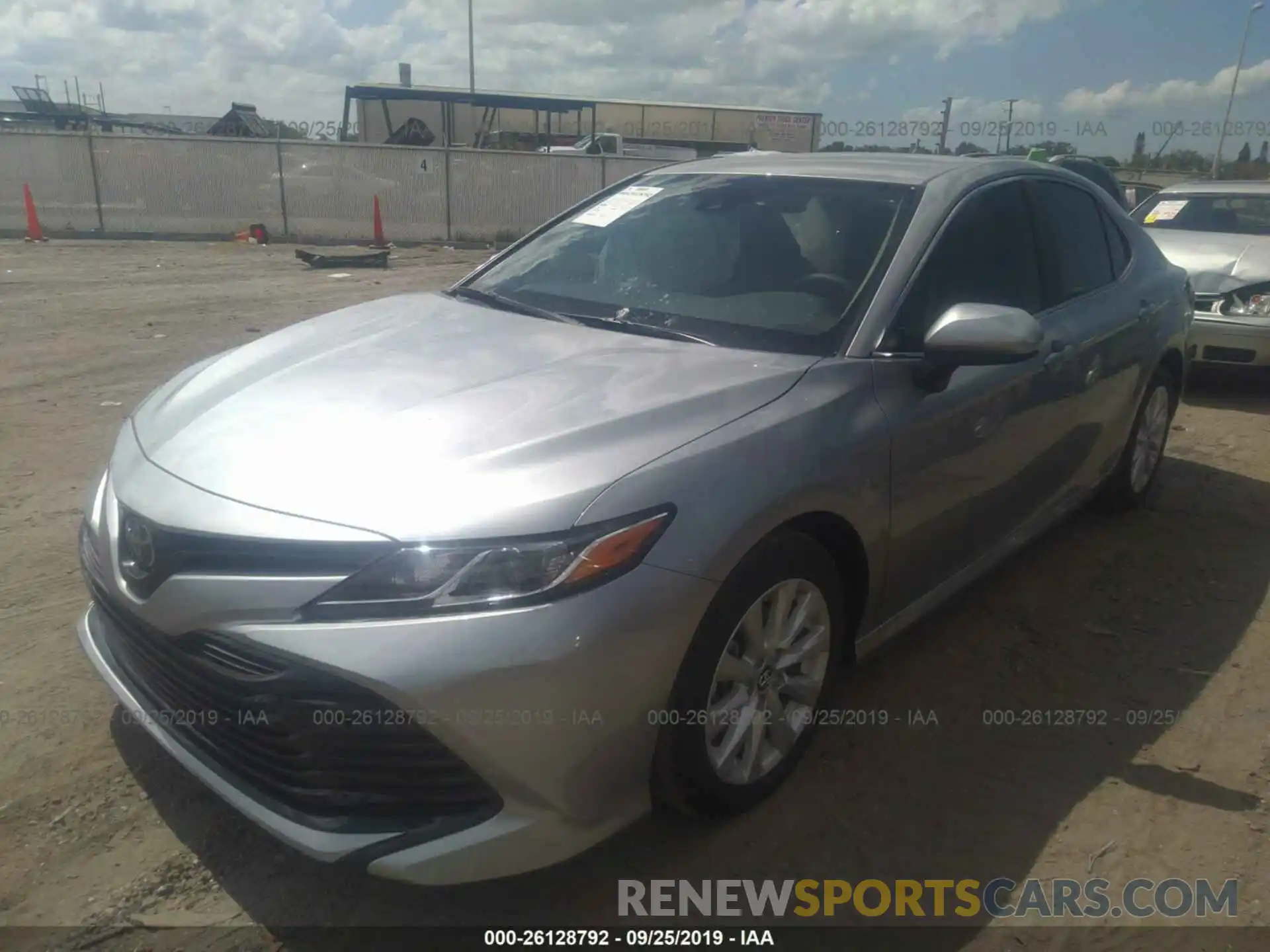 2 Photograph of a damaged car 4T1B11HK8KU815765 TOYOTA CAMRY 2019