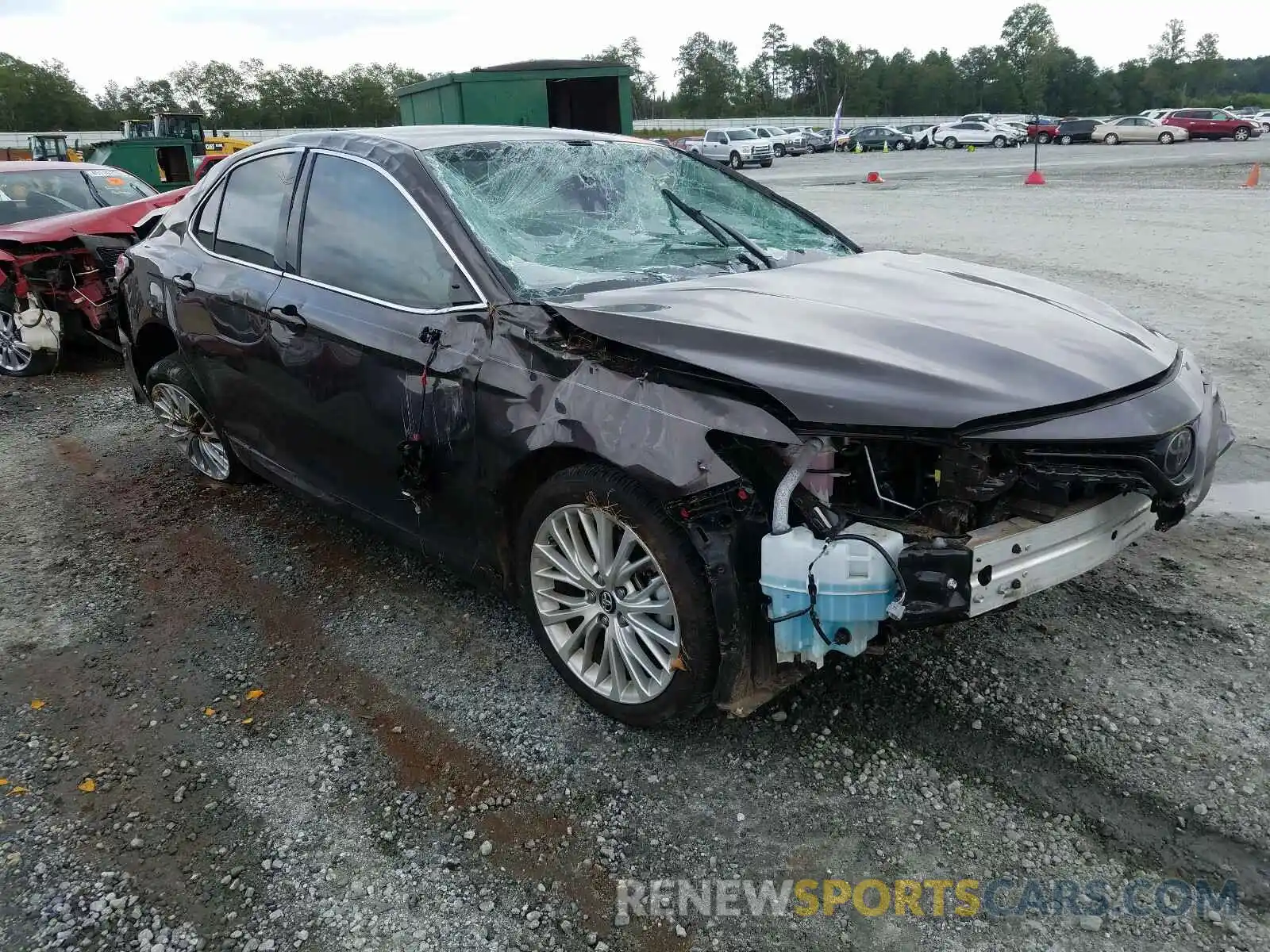 1 Photograph of a damaged car 4T1B11HK8KU818312 TOYOTA CAMRY 2019