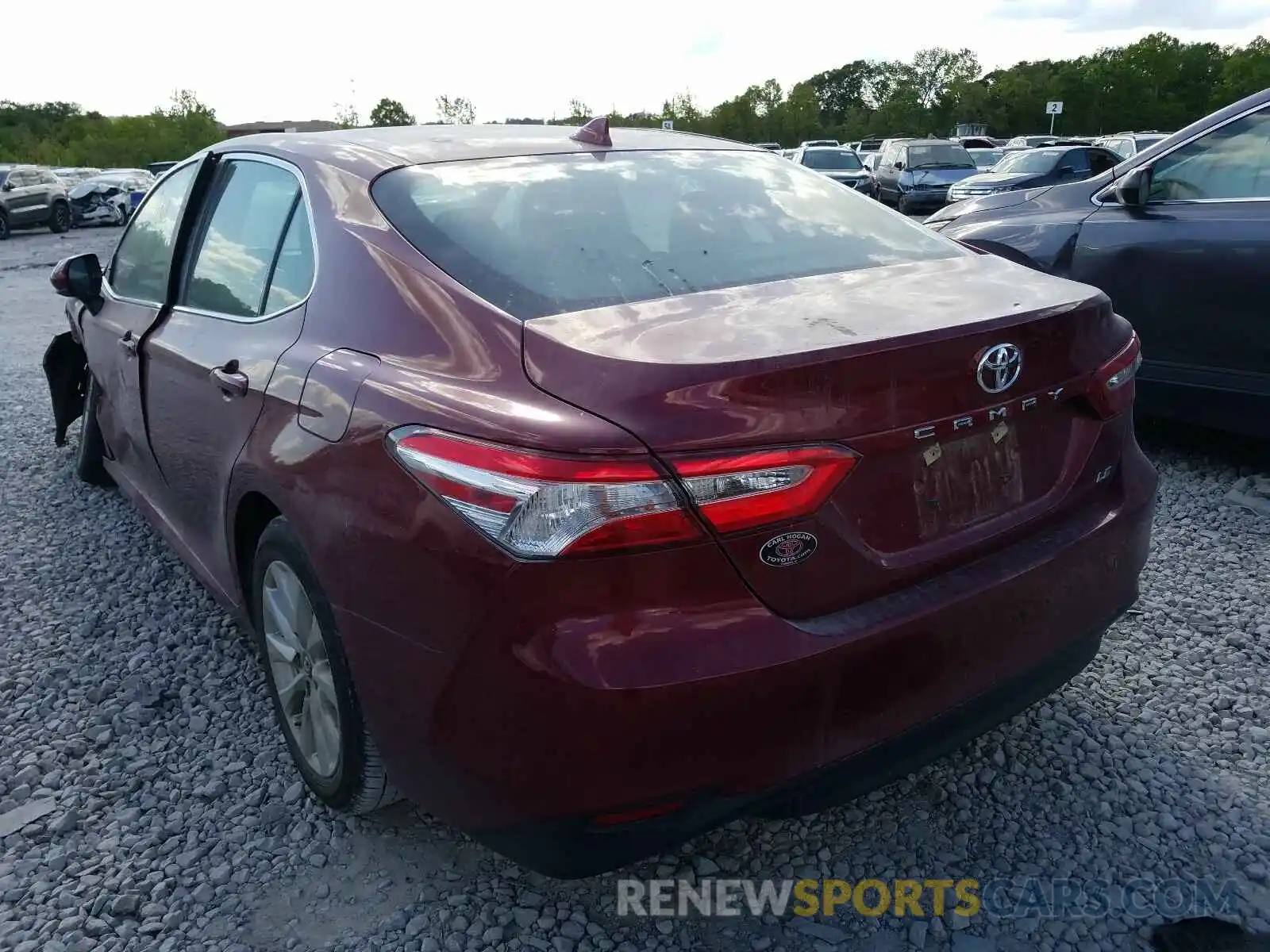 3 Photograph of a damaged car 4T1B11HK8KU819279 TOYOTA CAMRY 2019