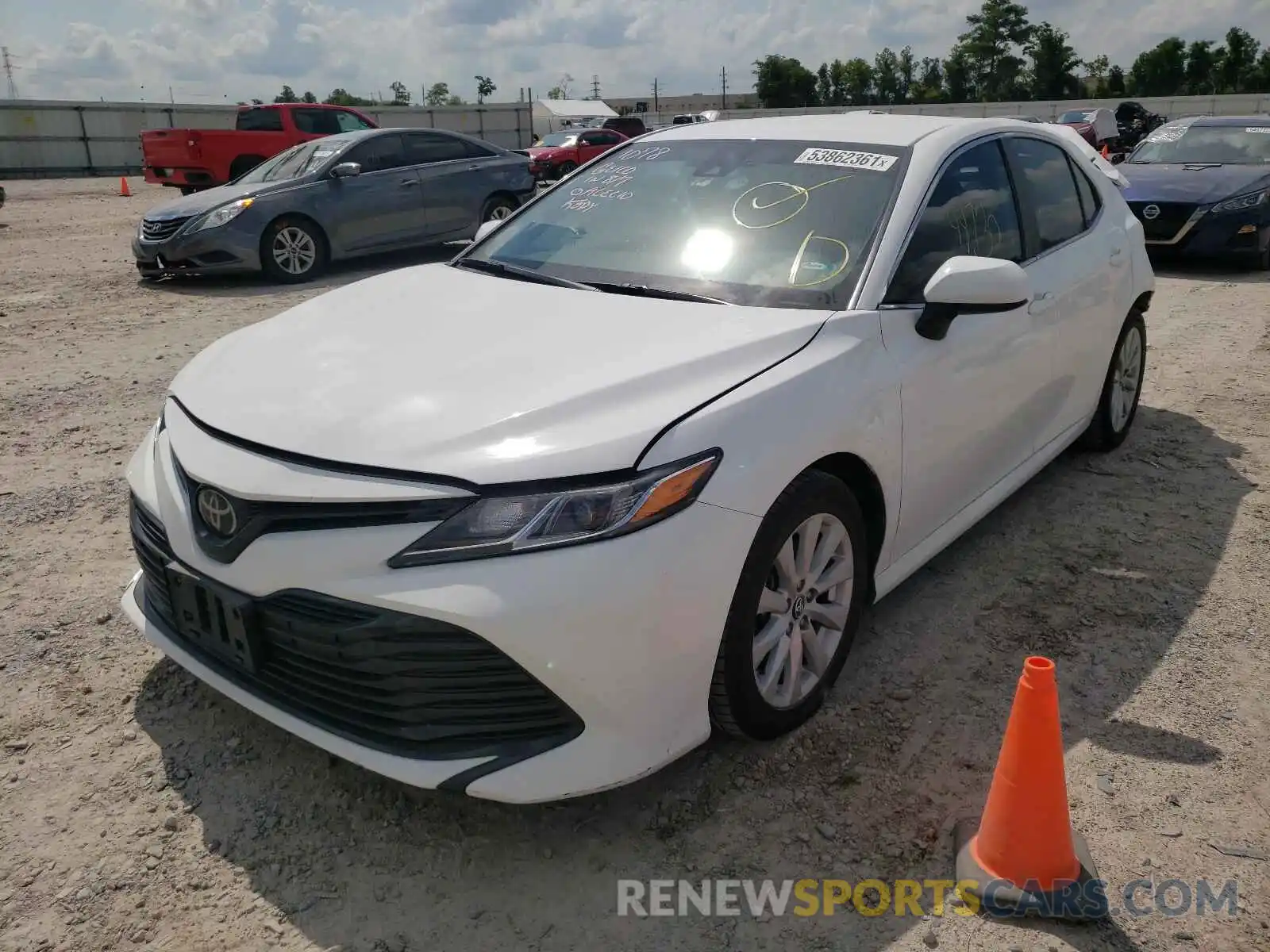 2 Photograph of a damaged car 4T1B11HK8KU820710 TOYOTA CAMRY 2019