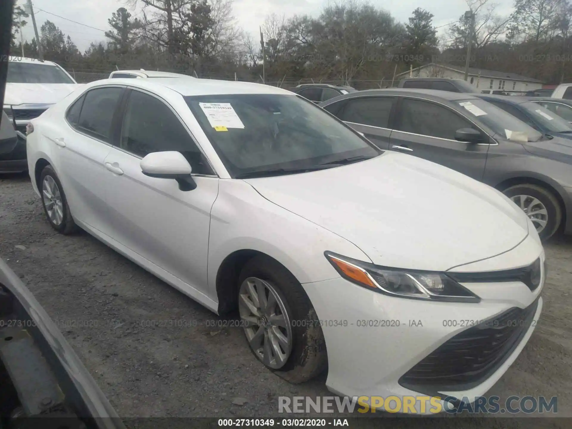 1 Photograph of a damaged car 4T1B11HK8KU821422 TOYOTA CAMRY 2019