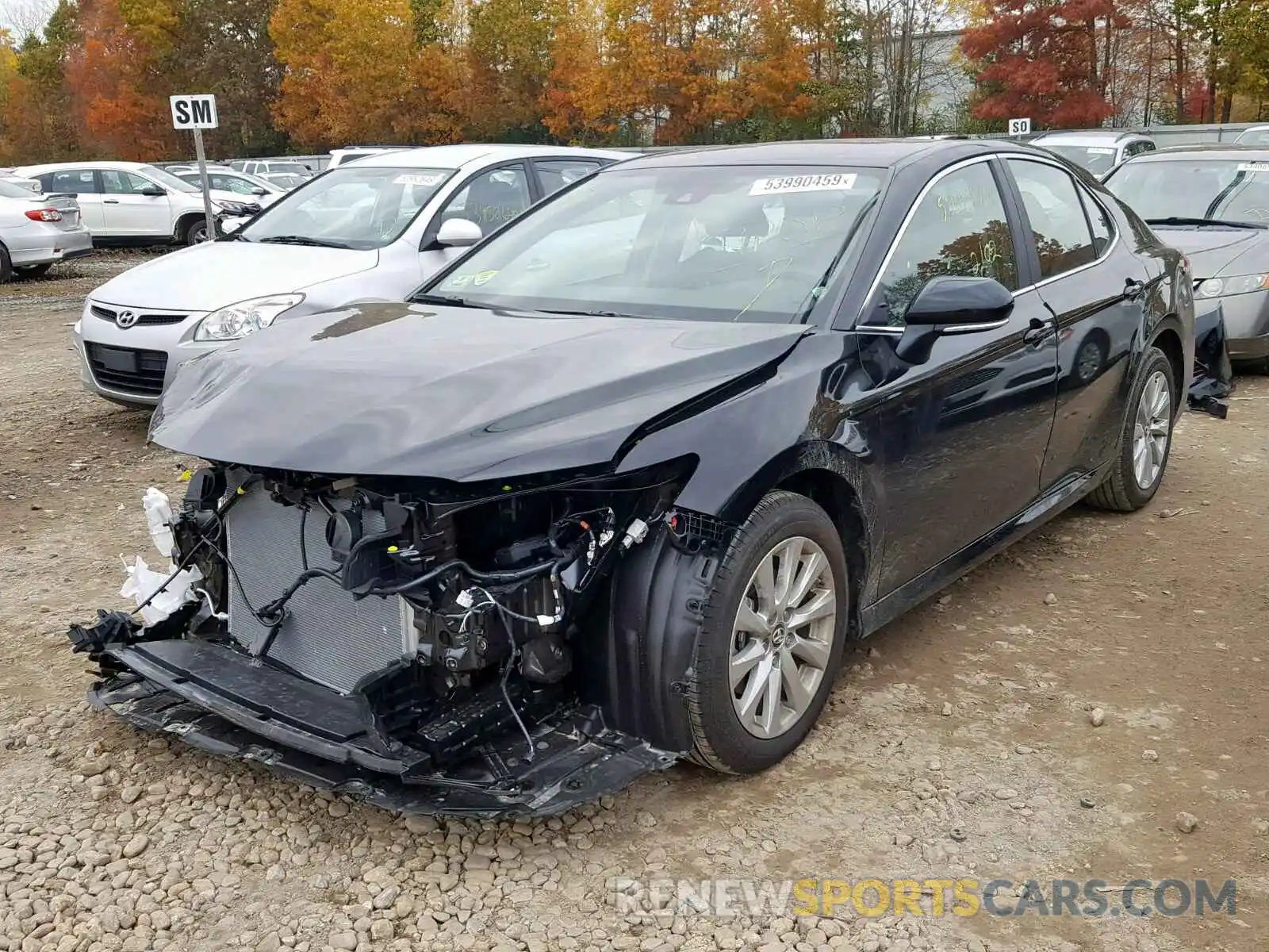 2 Photograph of a damaged car 4T1B11HK8KU823574 TOYOTA CAMRY 2019