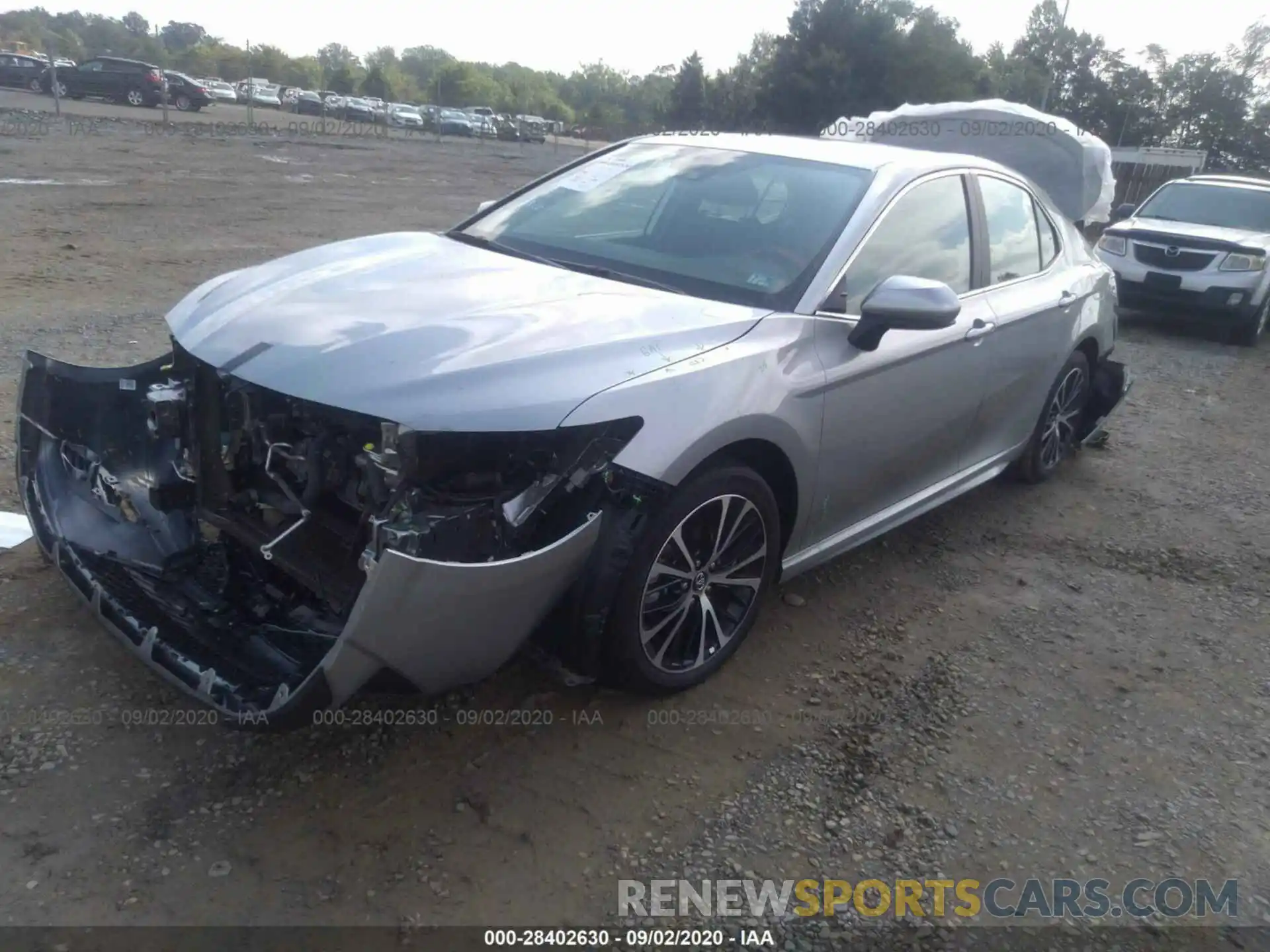 2 Photograph of a damaged car 4T1B11HK8KU823655 TOYOTA CAMRY 2019