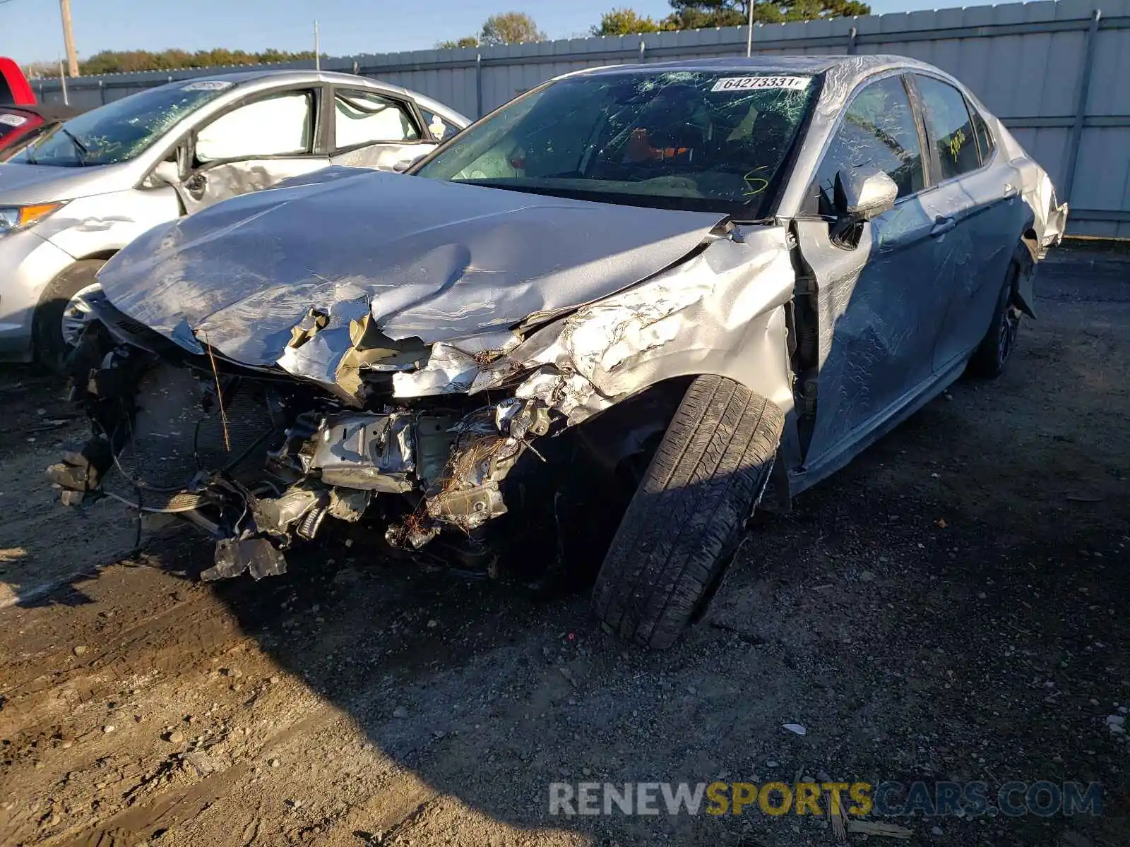 2 Photograph of a damaged car 4T1B11HK8KU825793 TOYOTA CAMRY 2019