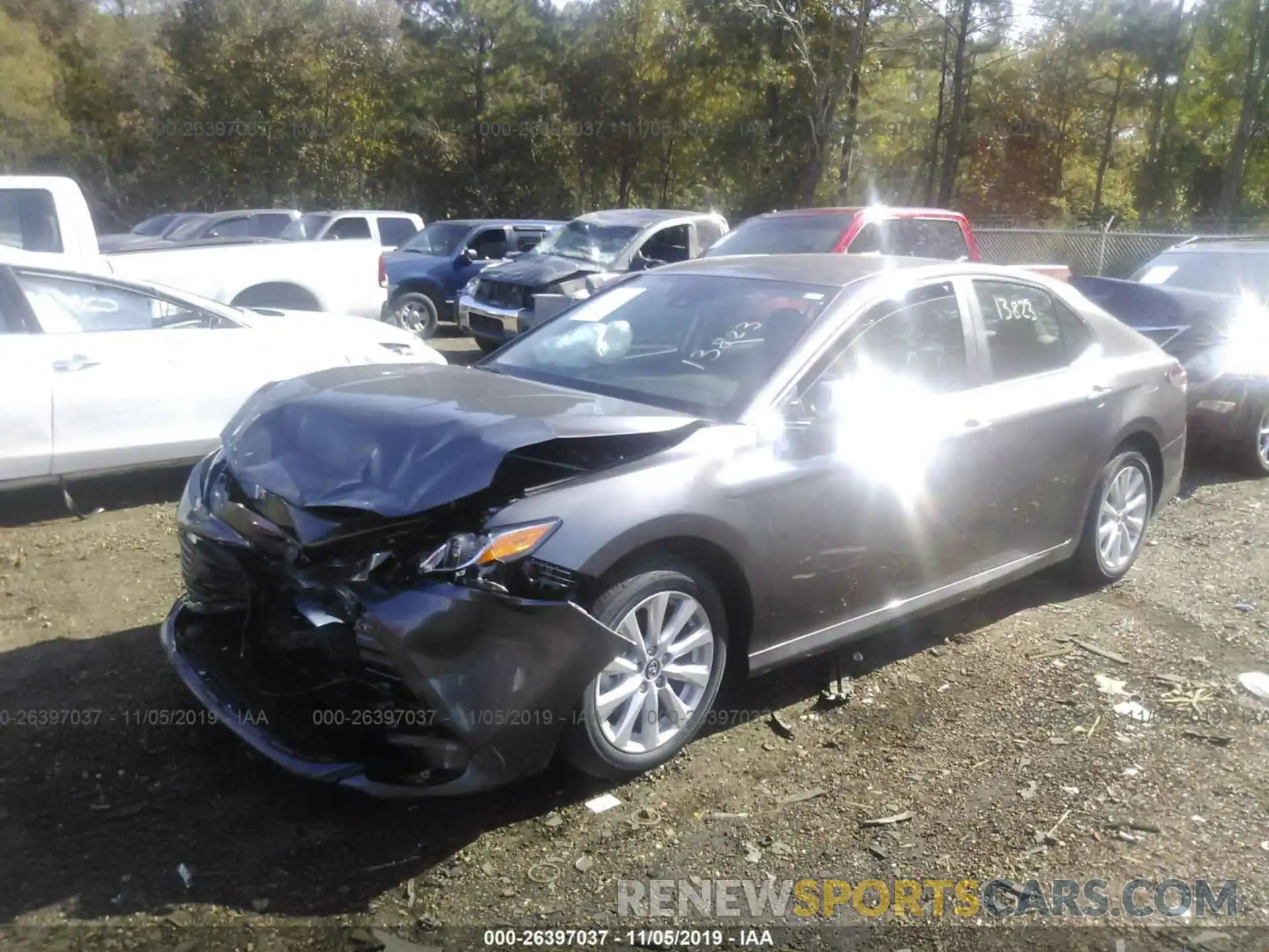 2 Photograph of a damaged car 4T1B11HK8KU829827 TOYOTA CAMRY 2019