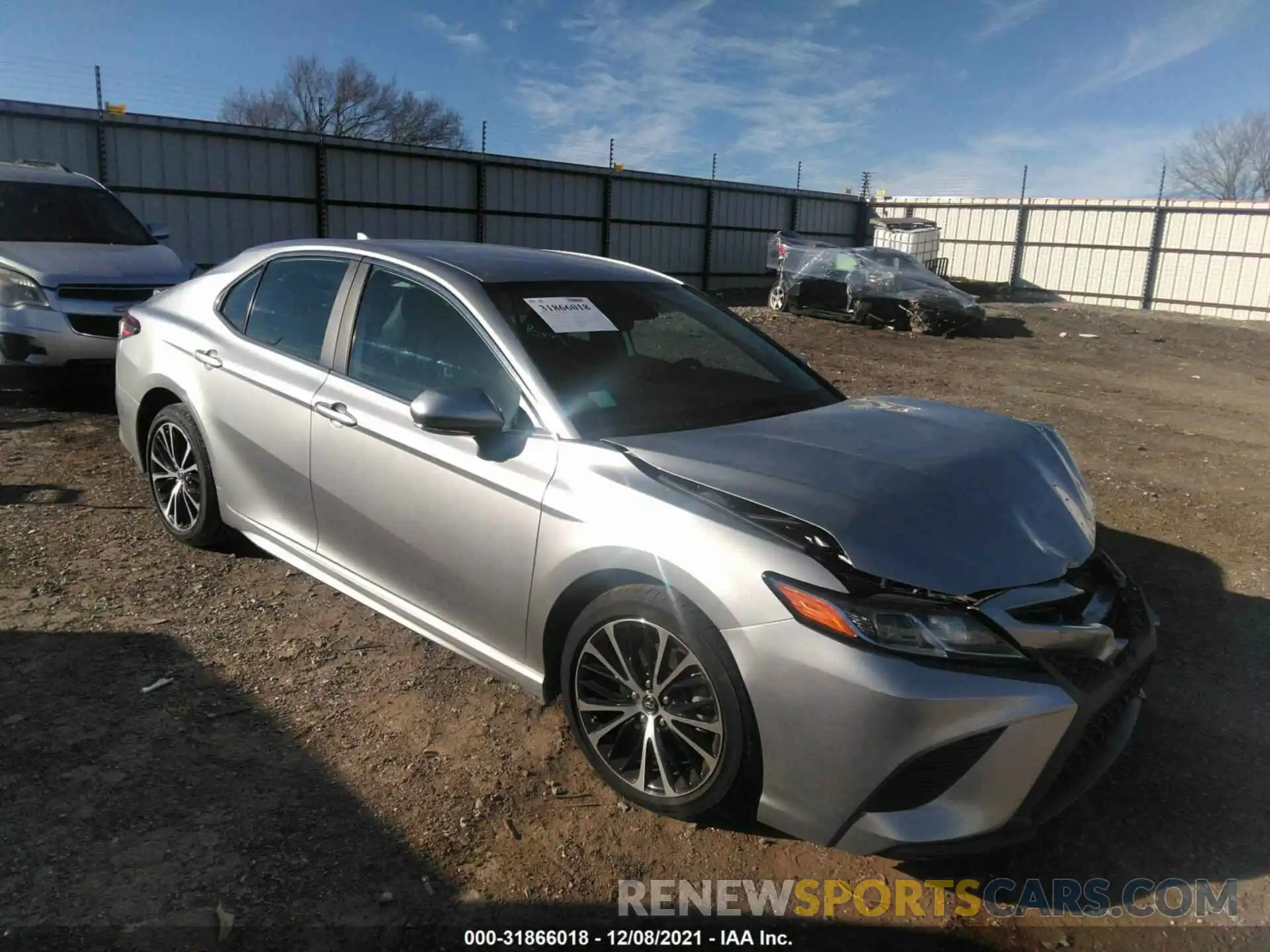 1 Photograph of a damaged car 4T1B11HK8KU832503 TOYOTA CAMRY 2019